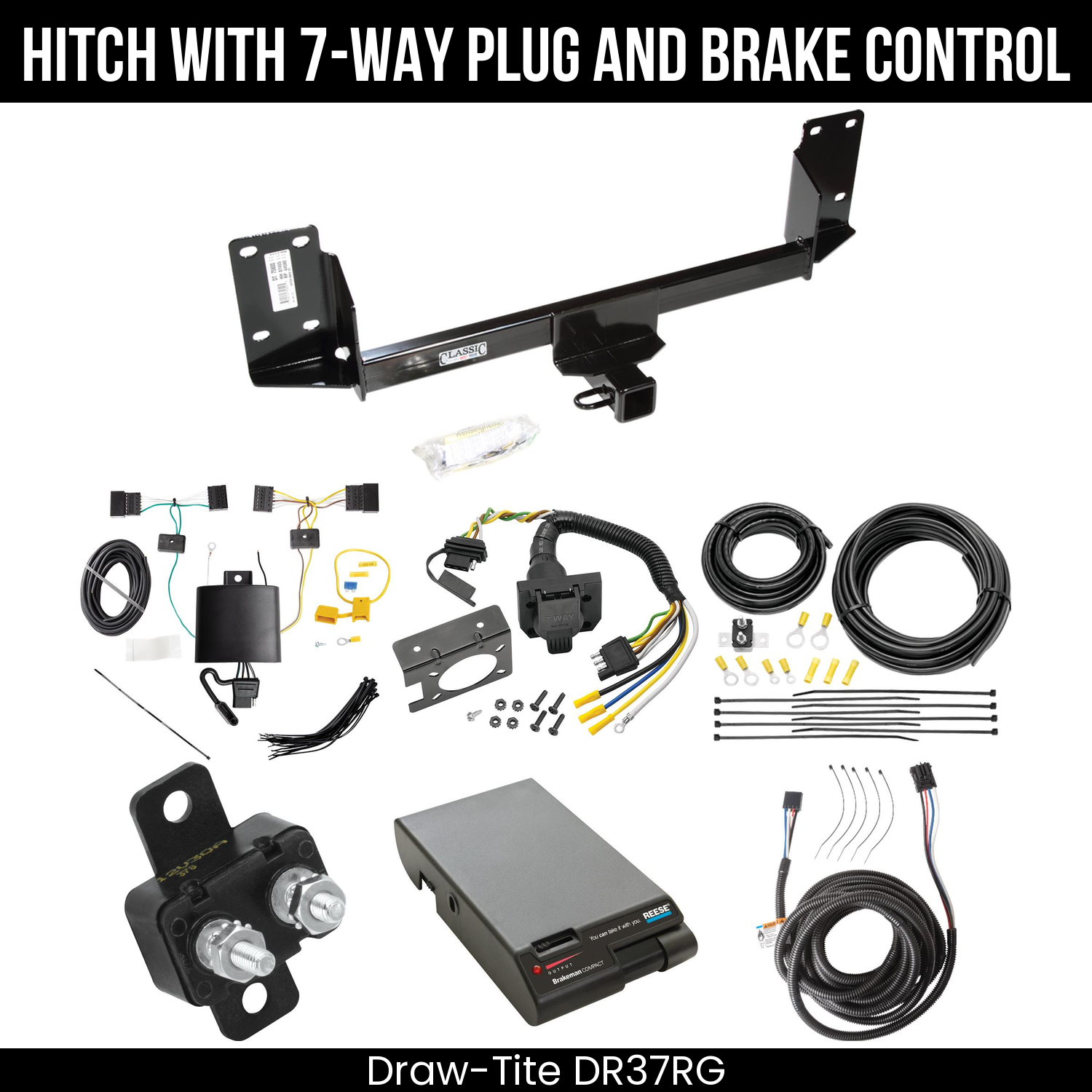 Trailer Hitch , 7-Way , Reese Brakeman Brake Control