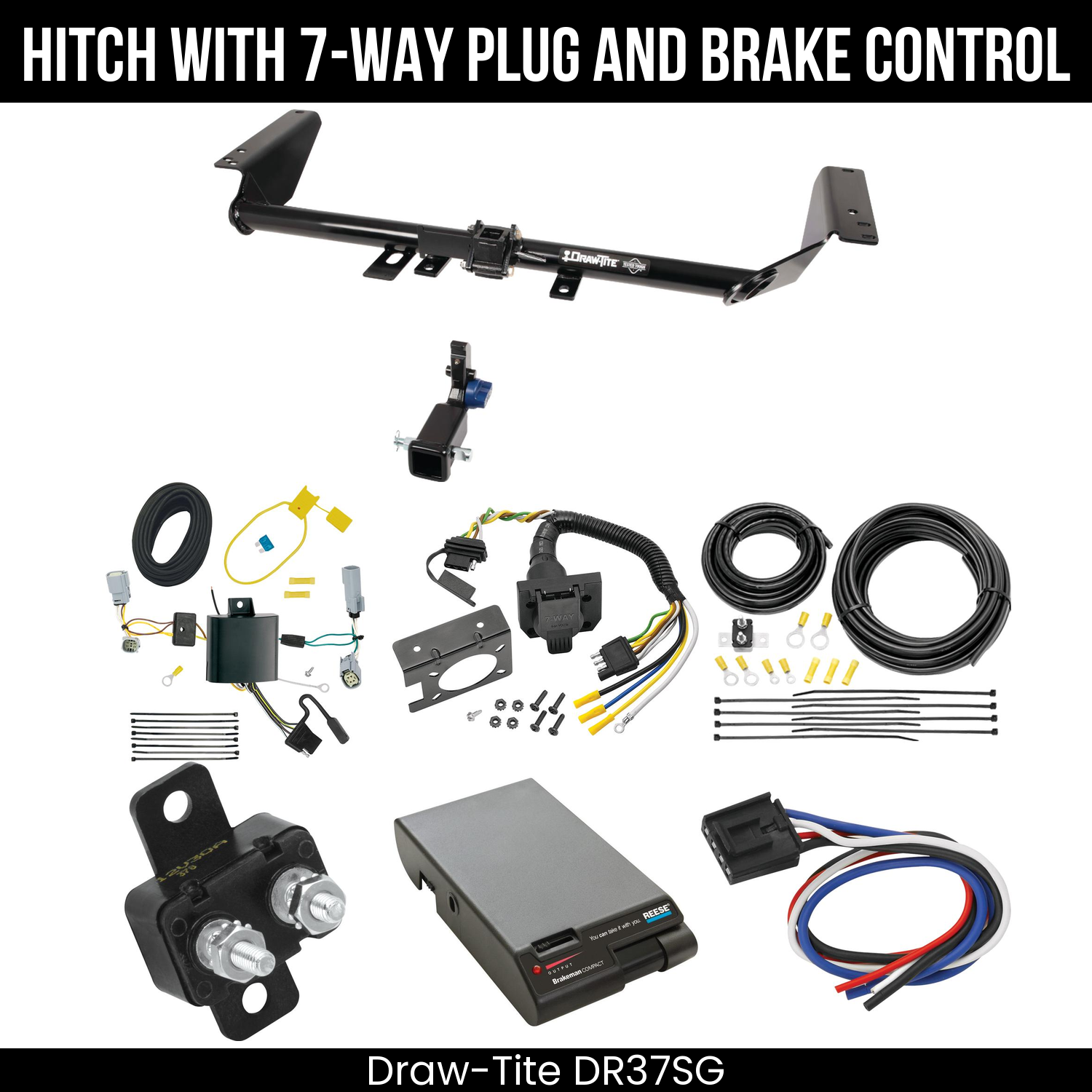 Trailer Hitch , 7-Way , Reese Brakeman Brake Control