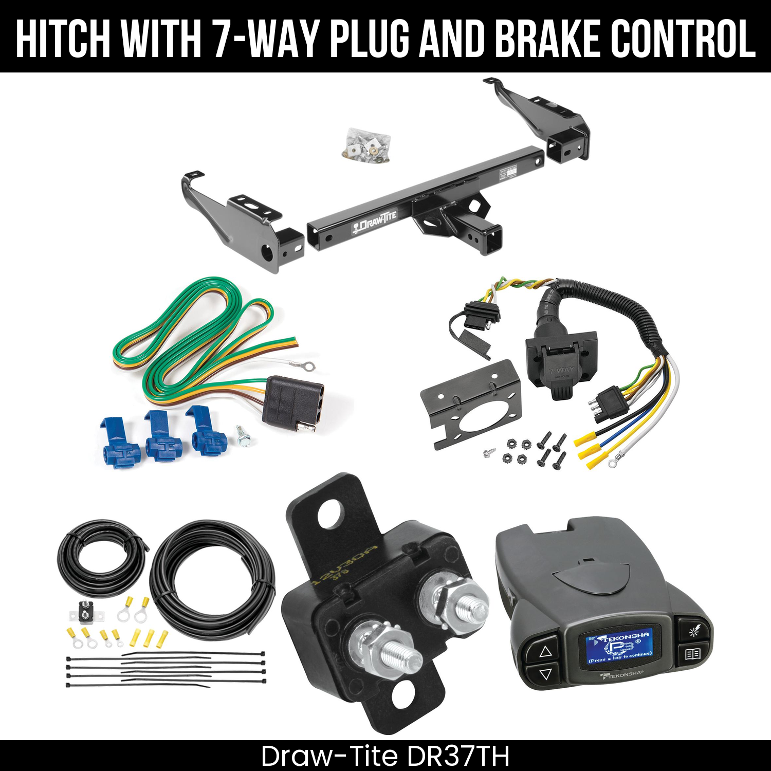 Trailer Hitch , 7-Way , Tekonsha Prodigy P3 Brake Control