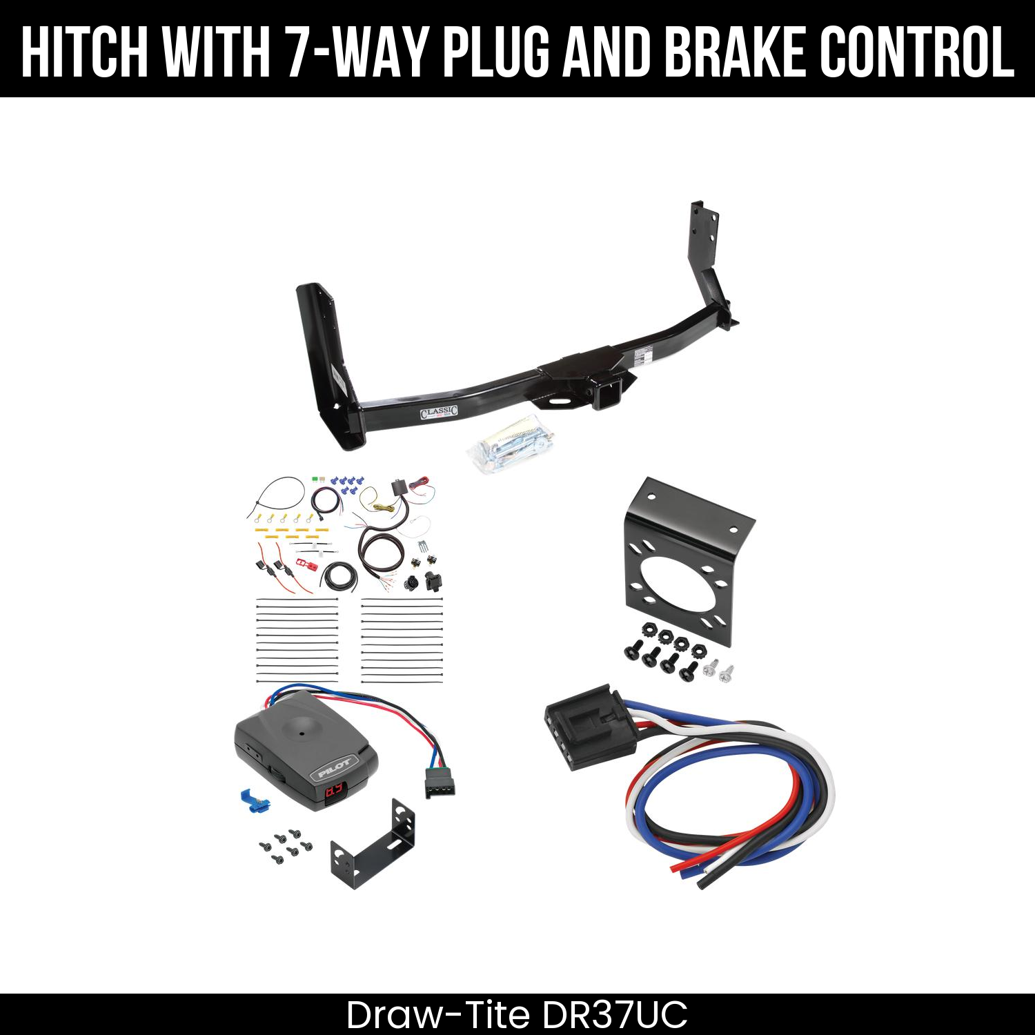 Trailer Hitch , 7-Way , Pro Series Pilot Brake Control