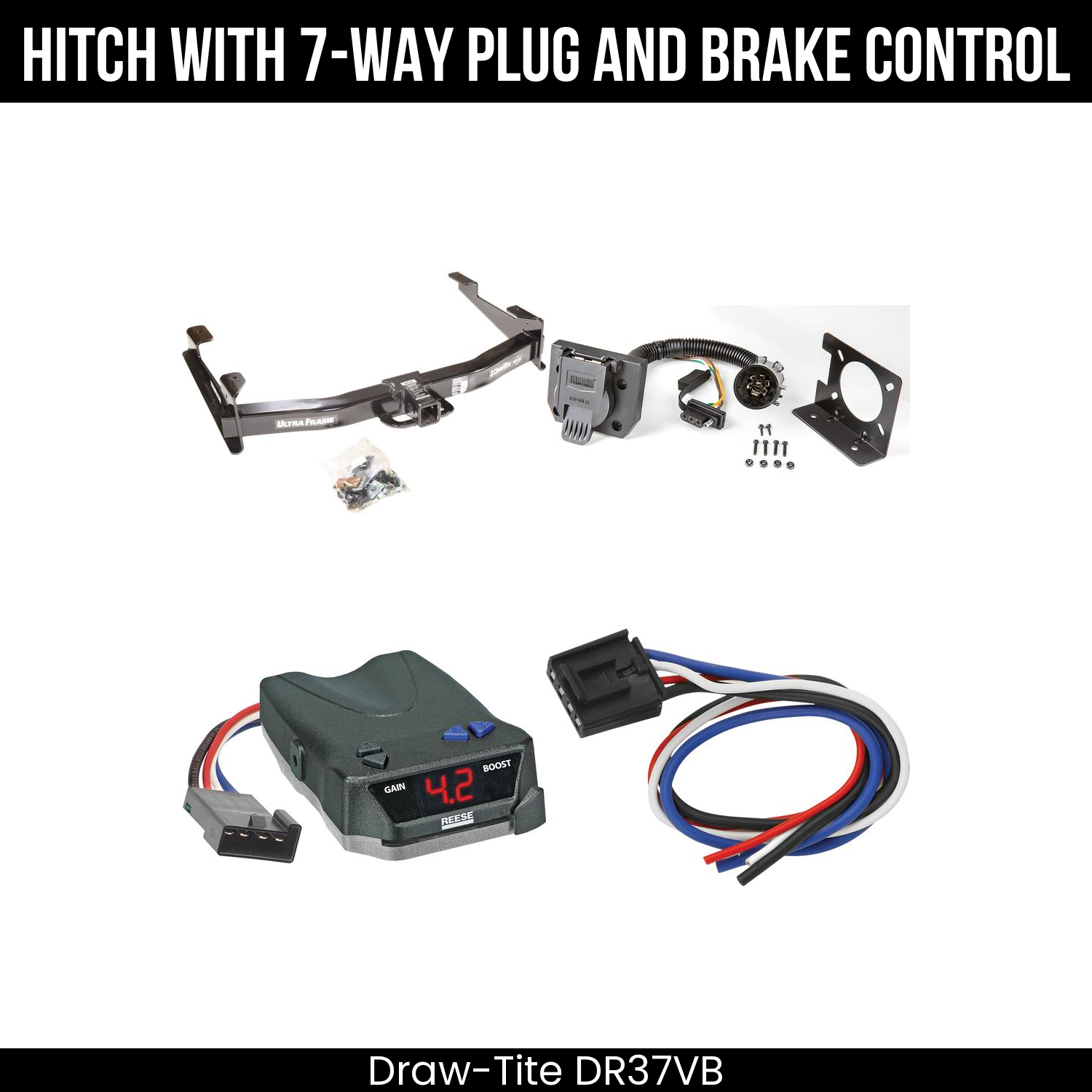 Trailer Hitch , 7-Way , Reese Brake EVN Control