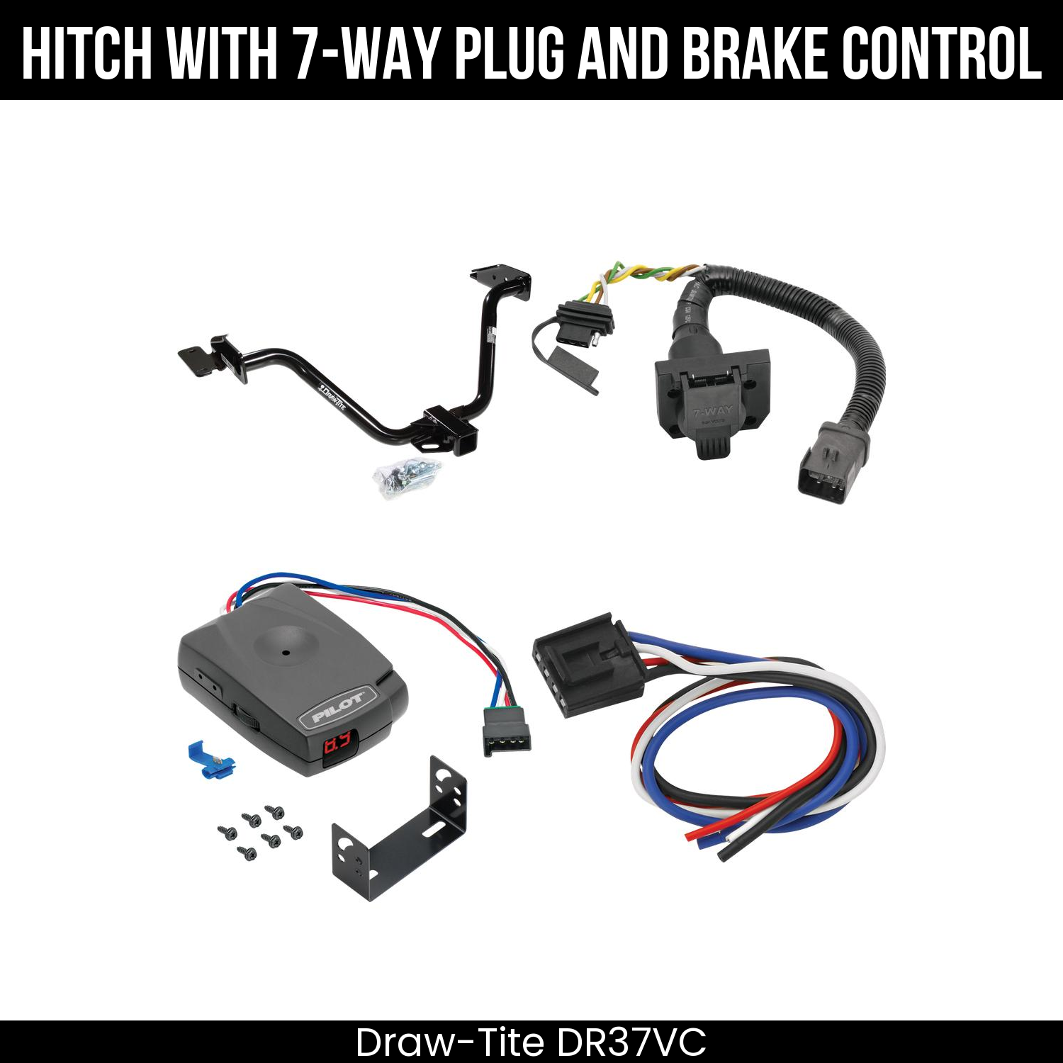 Trailer Hitch , 7-Way , Pro Series Pilot Brake Control