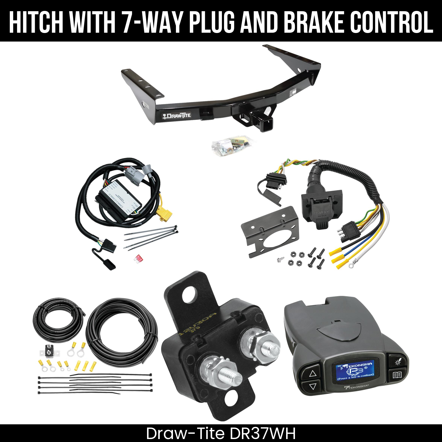 Trailer Hitch , 7-Way , Tekonsha Prodigy P3 Brake Control