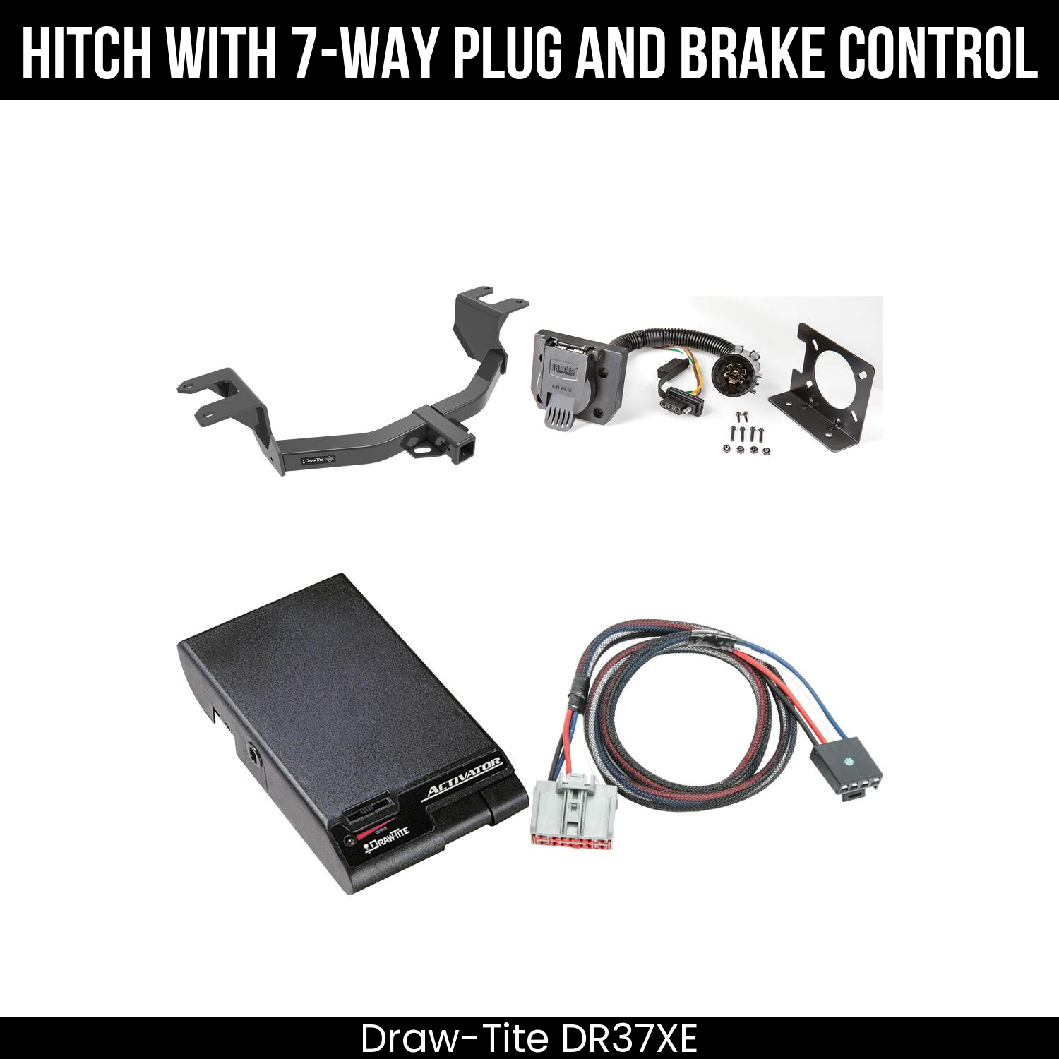 Trailer Hitch , 7-Way , Draw-Tite Activator Brake Control