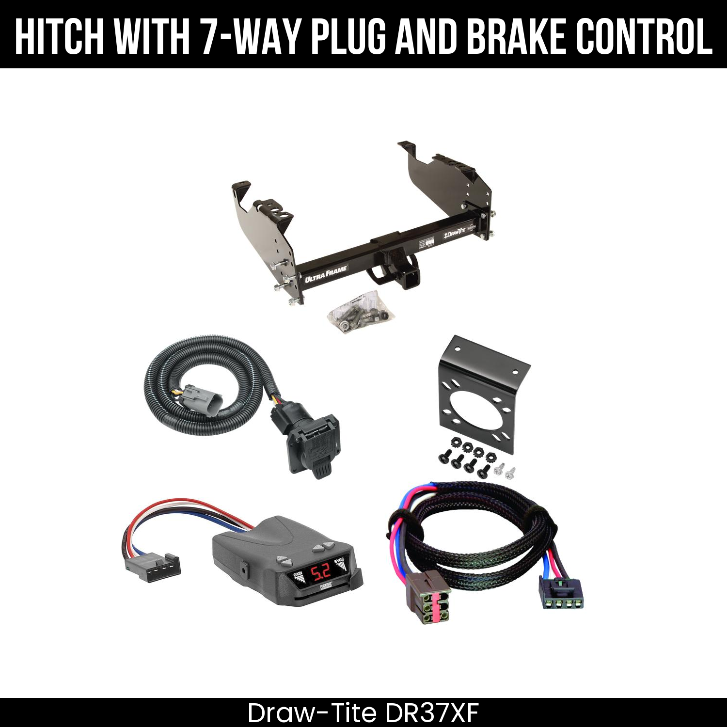 Trailer Hitch , 7-Way , Reese Brakeman IV Brake Control