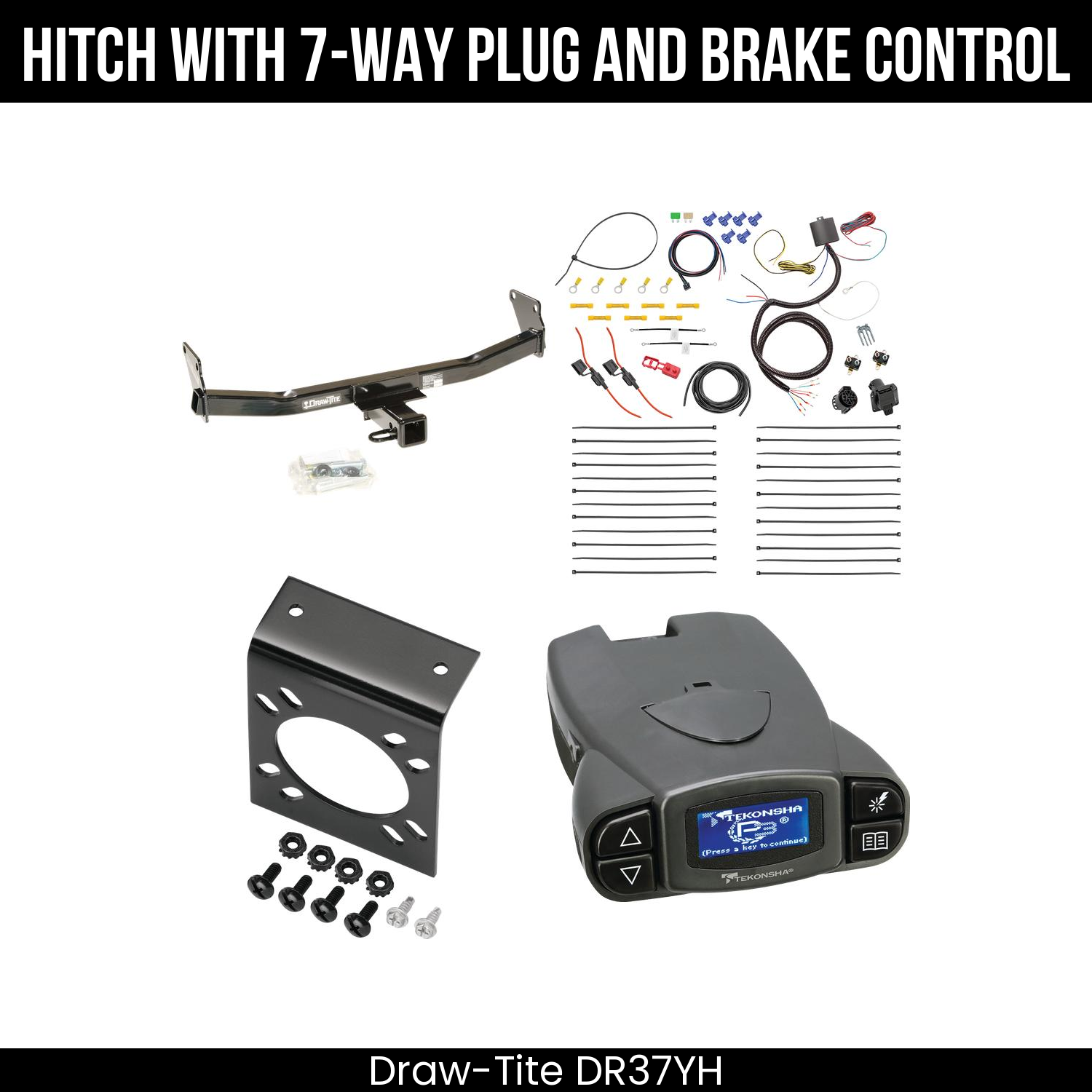 Trailer Hitch , 7-Way , Tekonsha Prodigy P3 Brake Control