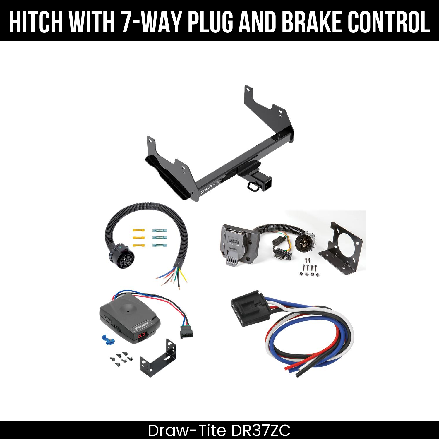 Trailer Hitch , 7-Way , Pro Series Pilot Brake Control