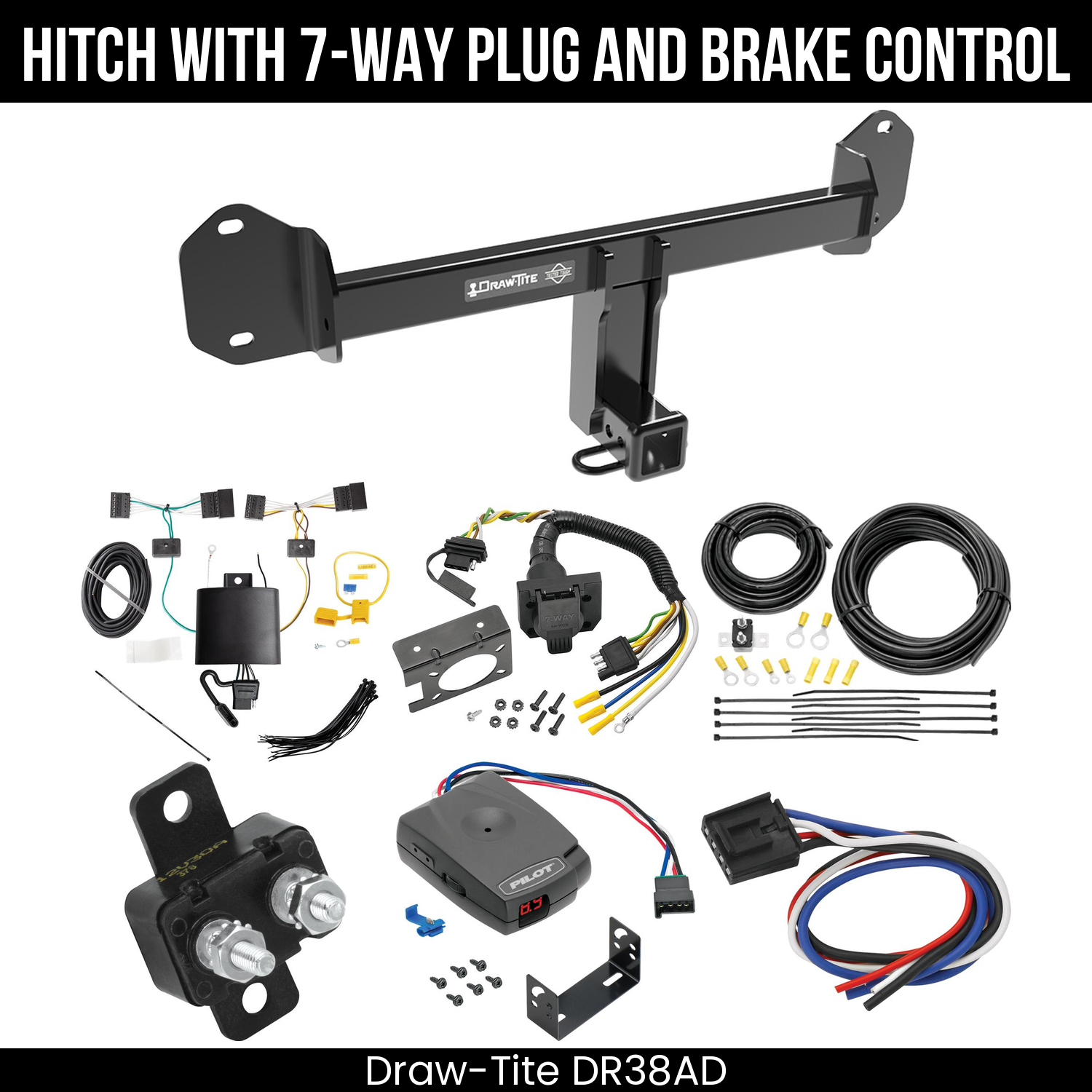 Trailer Hitch , 7-Way , Pro Series Pilot Brake Control