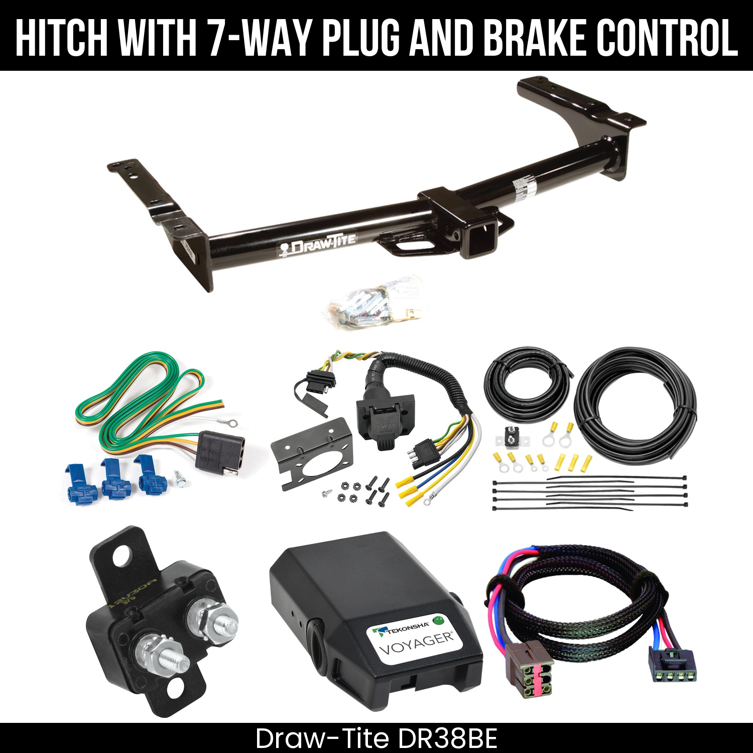 Trailer Hitch , 7-Way , Tekonsha Voyager Brake Control