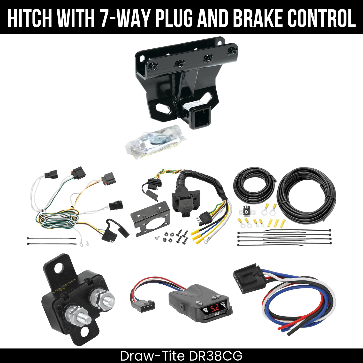 Trailer Hitch , 7-Way , Reese Brakeman IV Brake Control