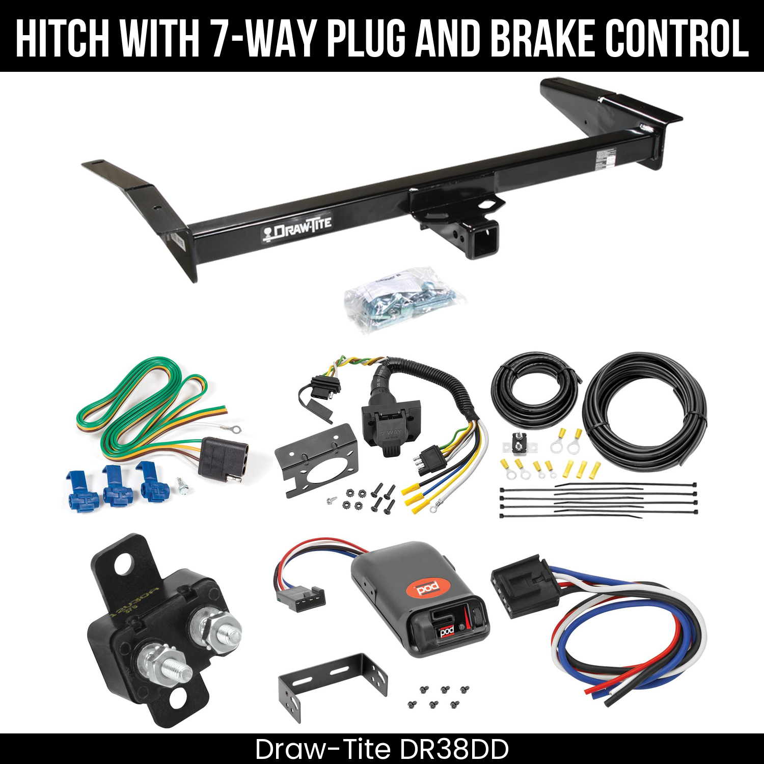 Trailer Hitch , 7-Way , Pro Series POD Brake Control