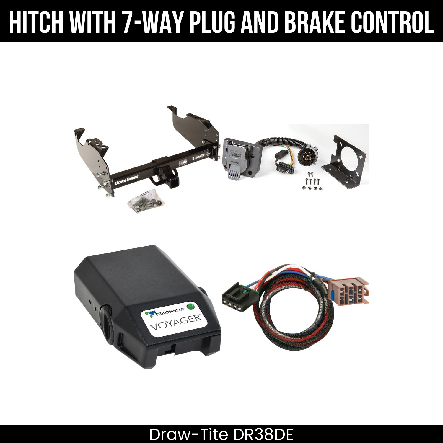 Trailer Hitch , 7-Way , Tekonsha Voyager Brake Control