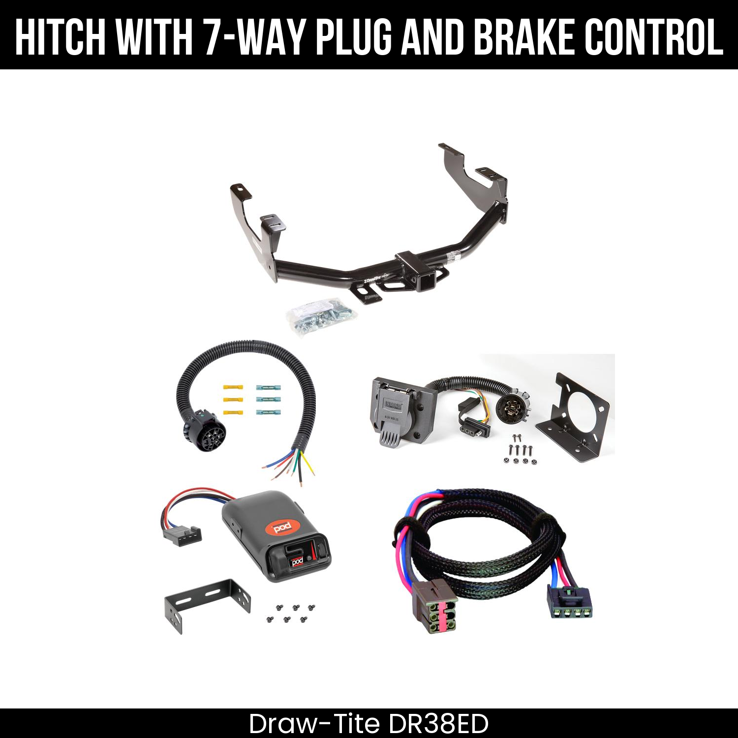 Trailer Hitch , 7-Way , Pro Series POD Brake Control