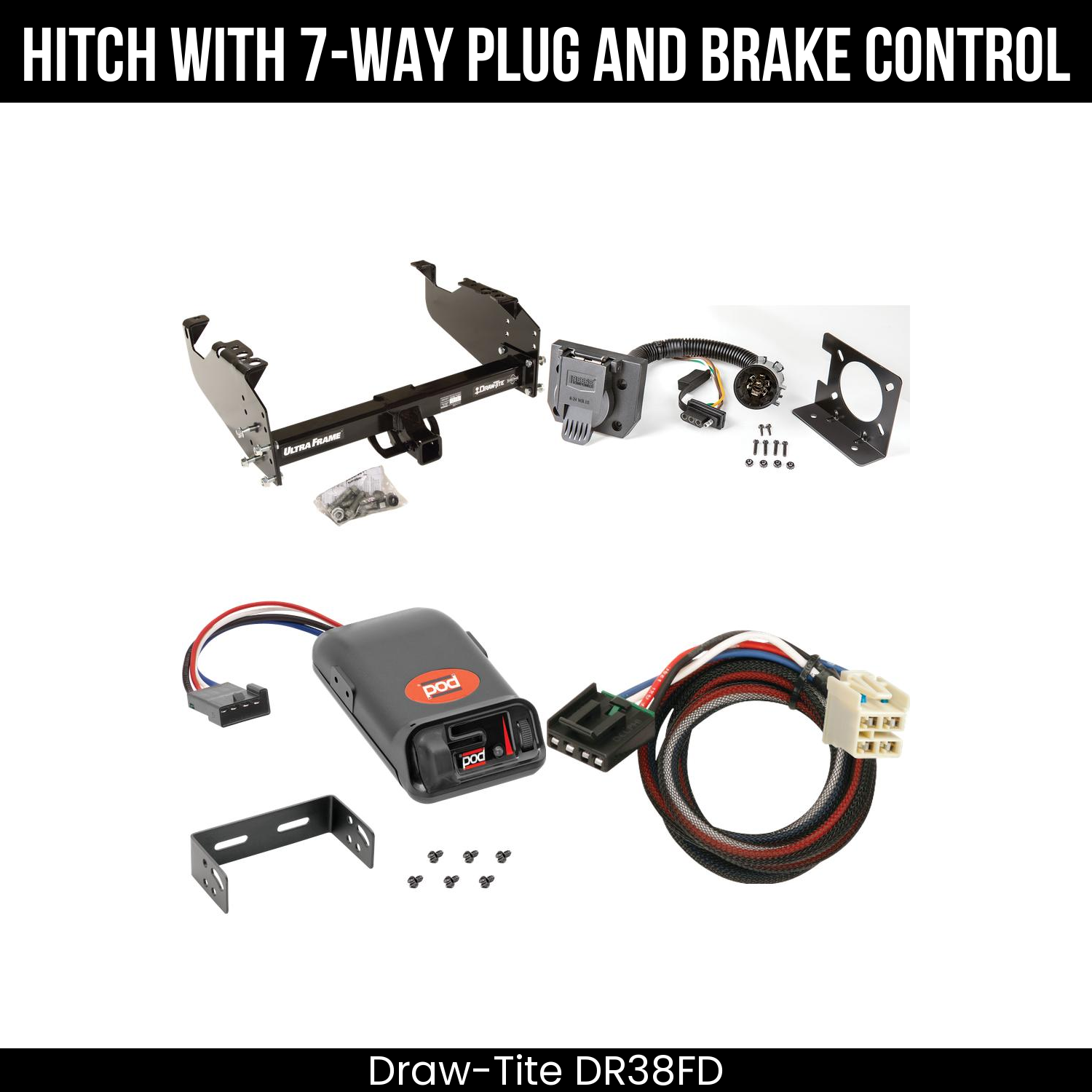 Trailer Hitch , 7-Way , Pro Series POD Brake Control