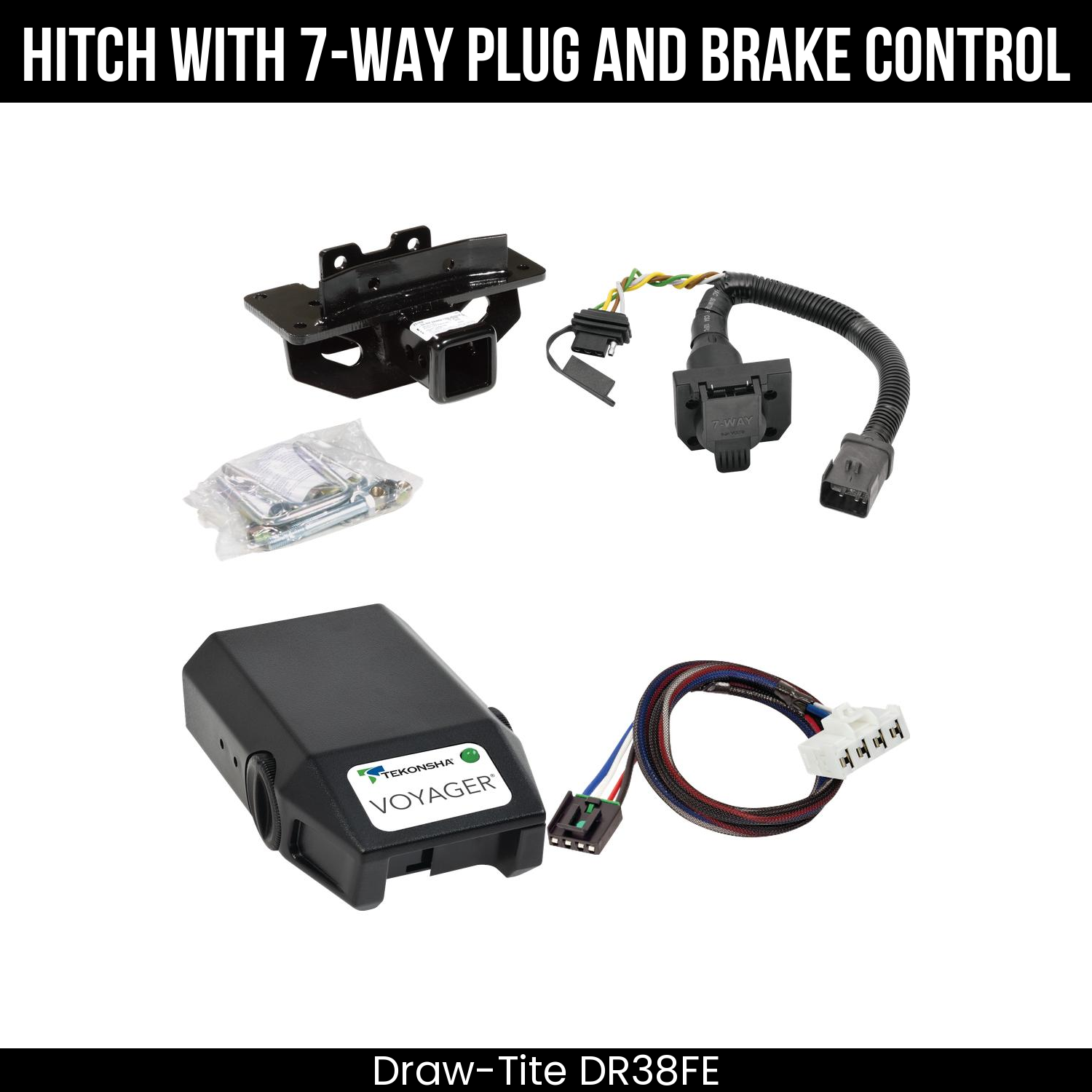 Trailer Hitch , 7-Way , Tekonsha Voyager Brake Control