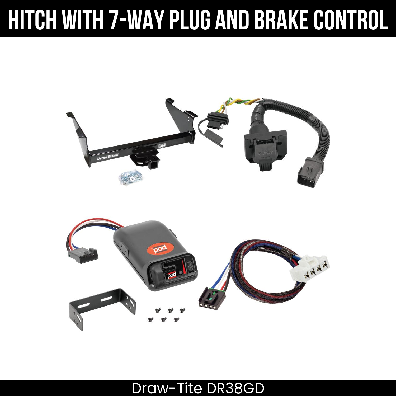 Trailer Hitch , 7-Way , Pro Series POD Brake Control