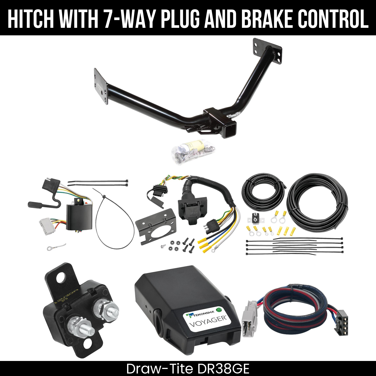 Trailer Hitch , 7-Way , Tekonsha Voyager Brake Control