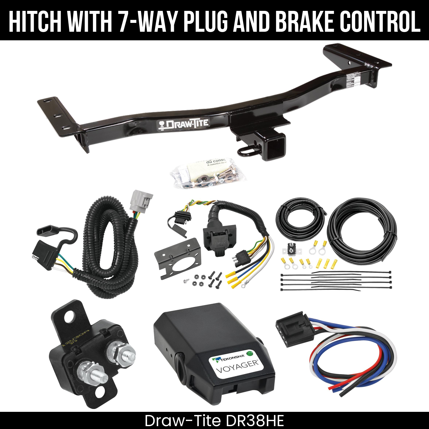 Trailer Hitch , 7-Way , Tekonsha Voyager Brake Control