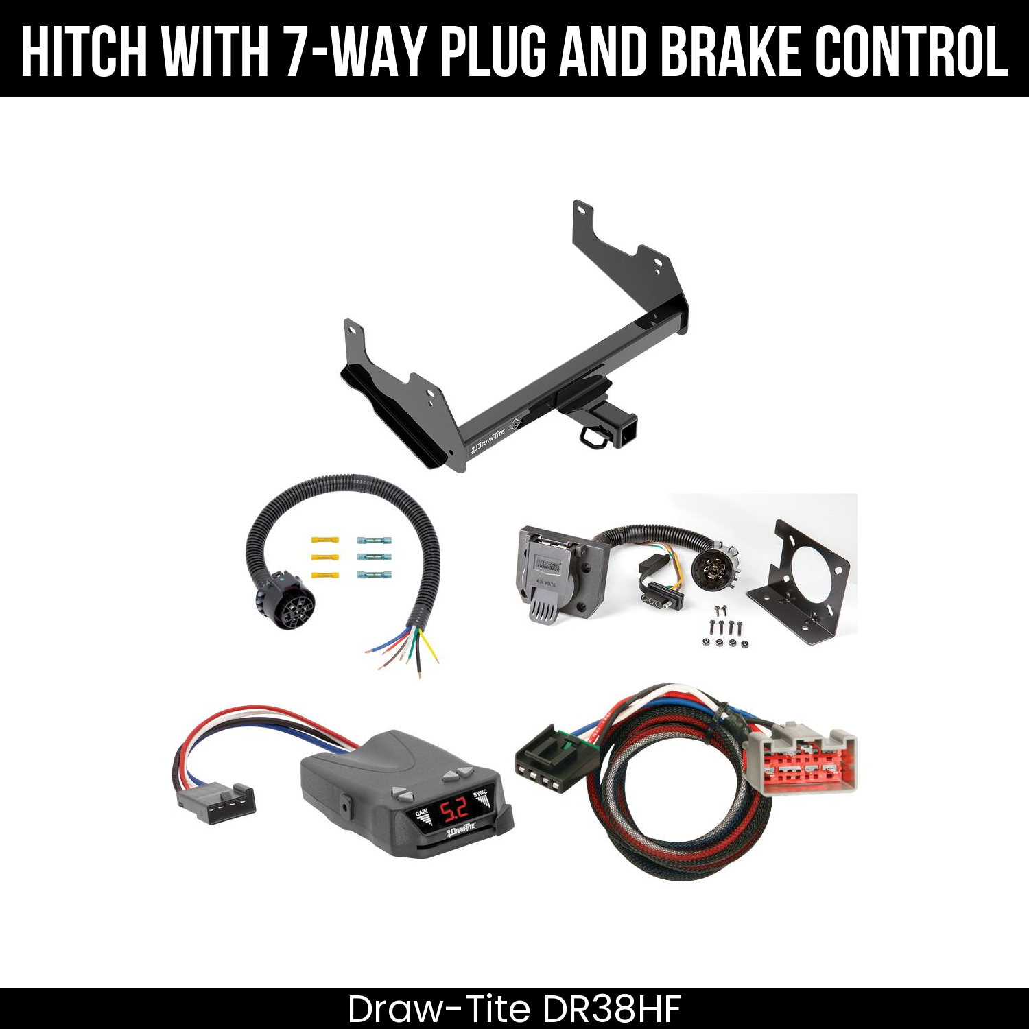 Trailer Hitch , 7-Way , Draw-Tite Activator IV Brake Control