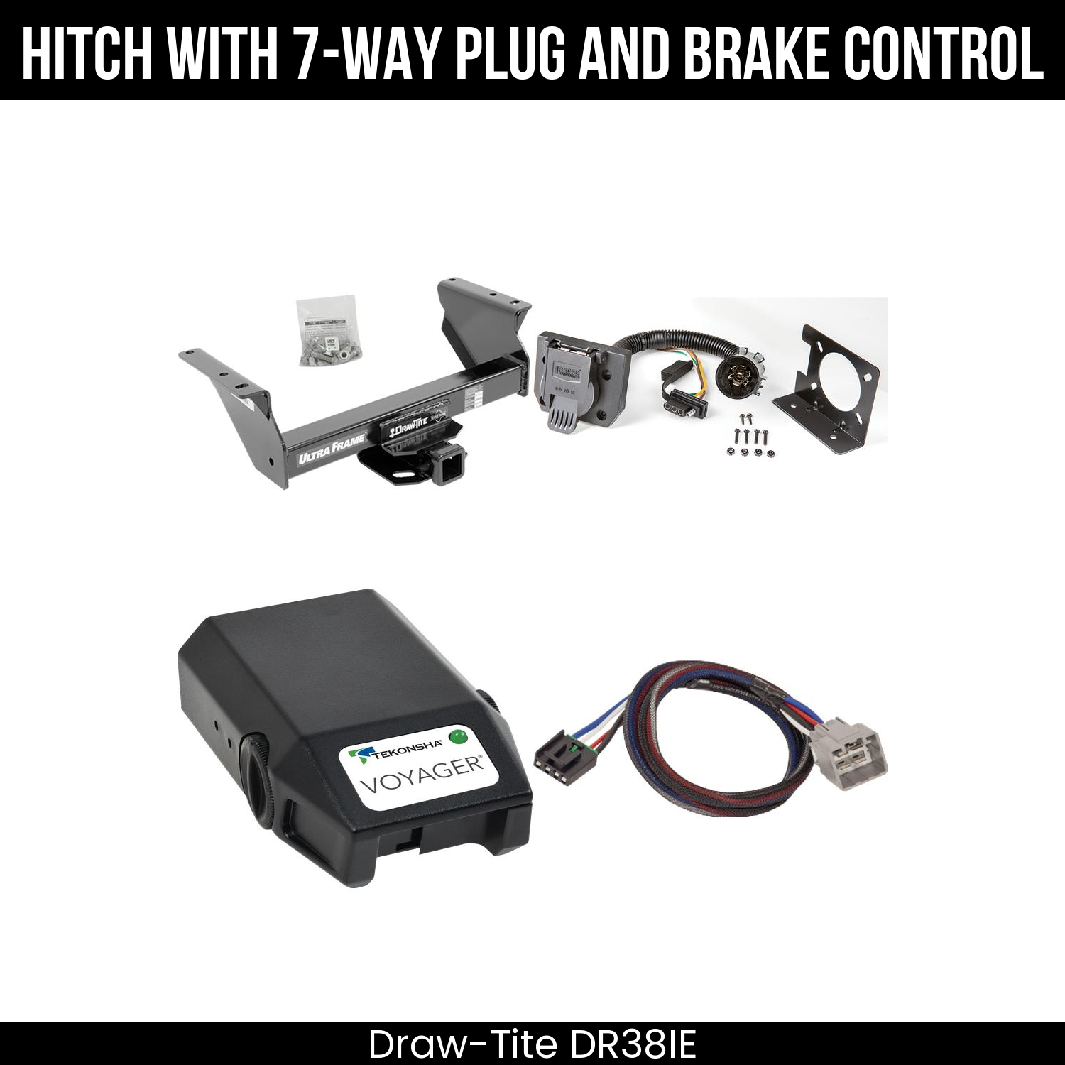 Trailer Hitch , 7-Way , Tekonsha Voyager Brake Control