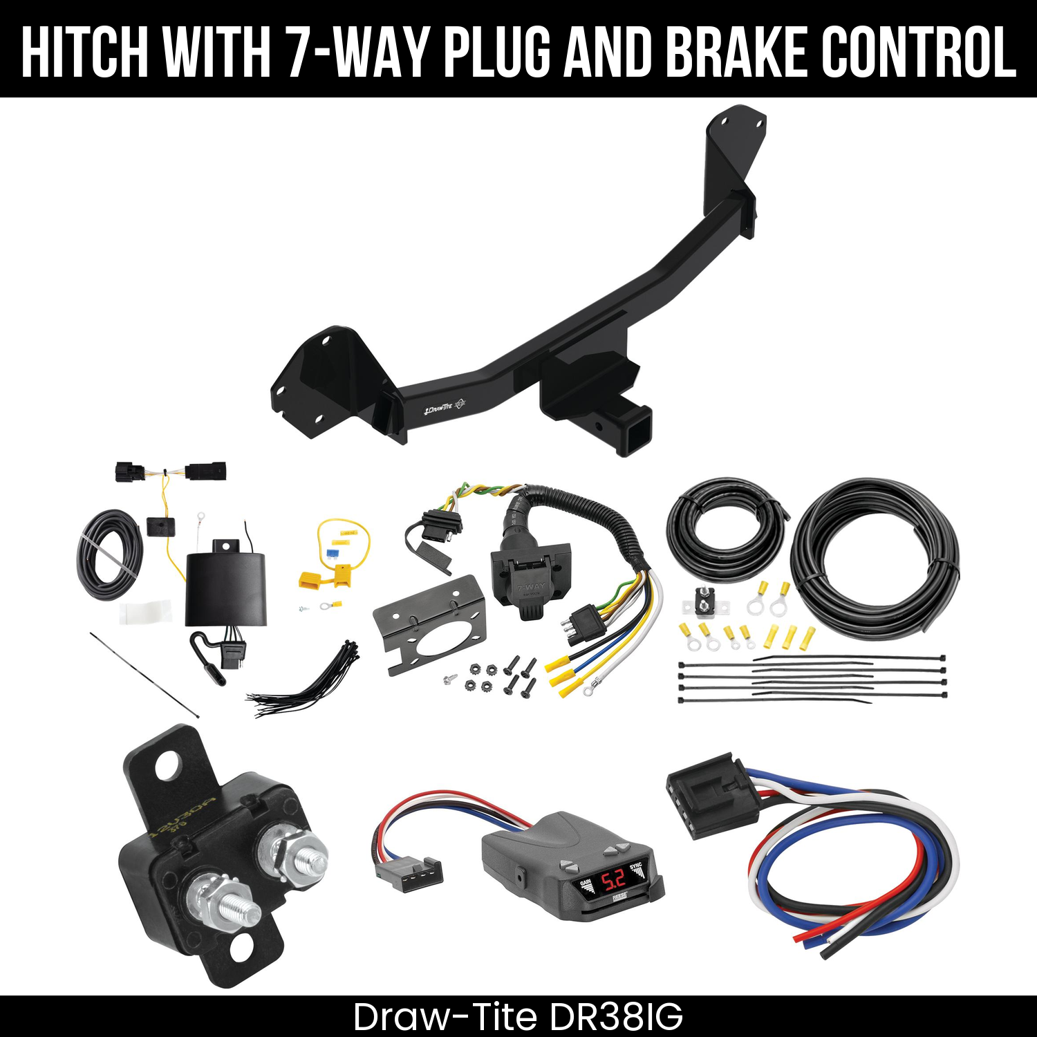 Trailer Hitch , 7-Way , Reese Brakeman IV Brake Control