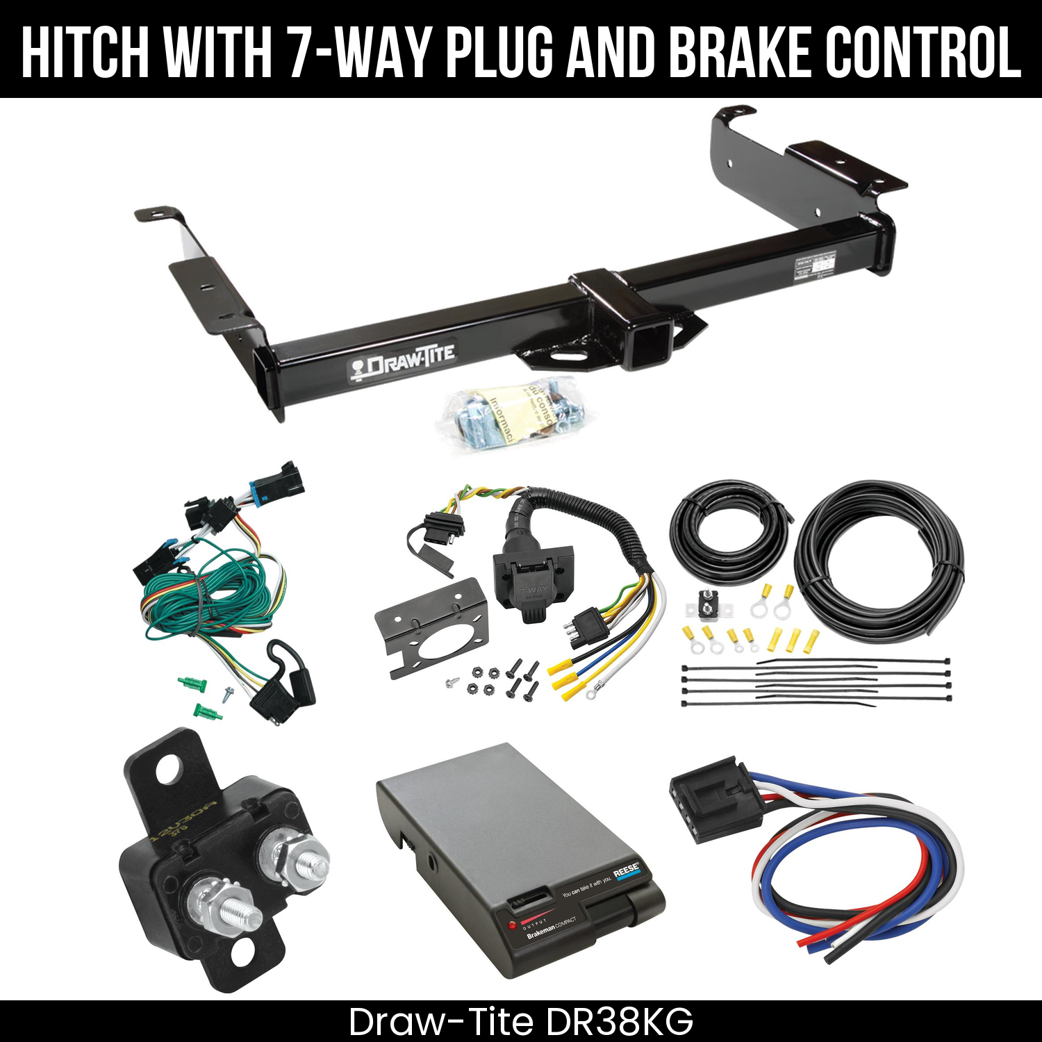 Trailer Hitch , 7-Way , Reese Brakeman Brake Control