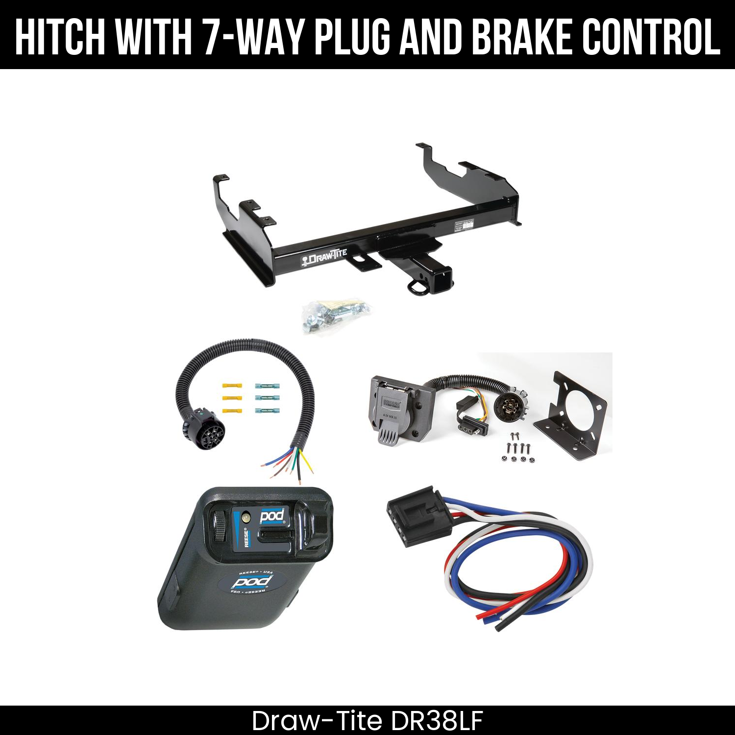 Trailer Hitch , 7-Way , Reese POD Brake Control