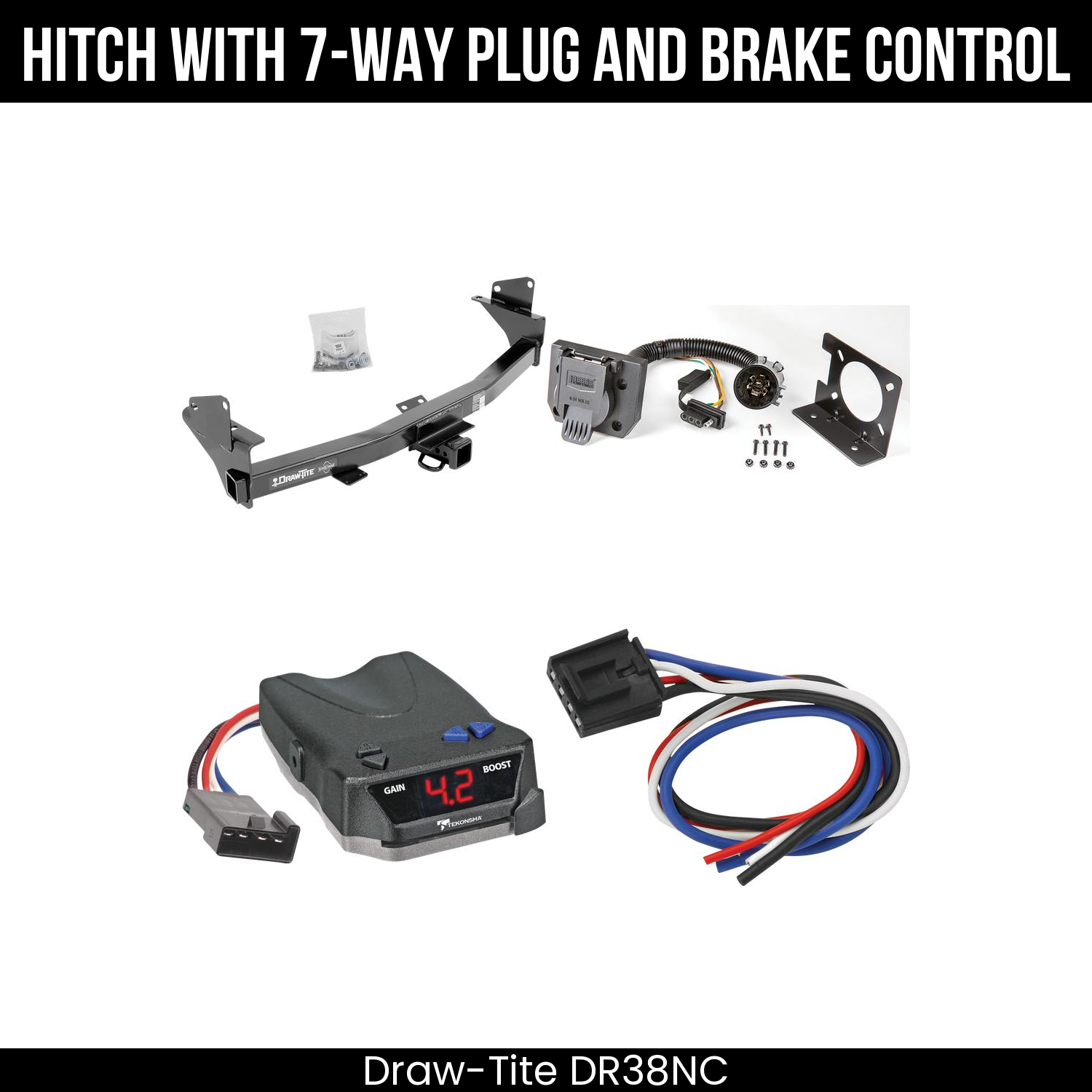 Trailer Hitch , 7-Way , Tekonsha Brake EVN Control