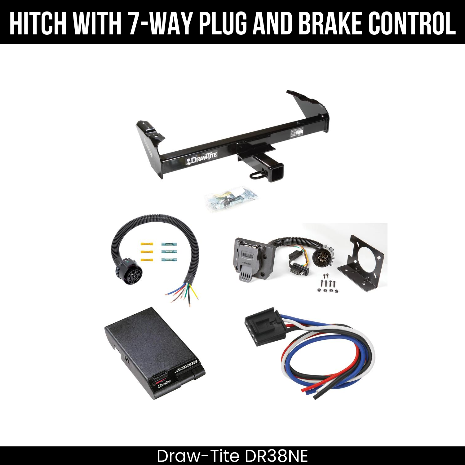 Trailer Hitch , 7-Way , Draw-Tite Activator Brake Control