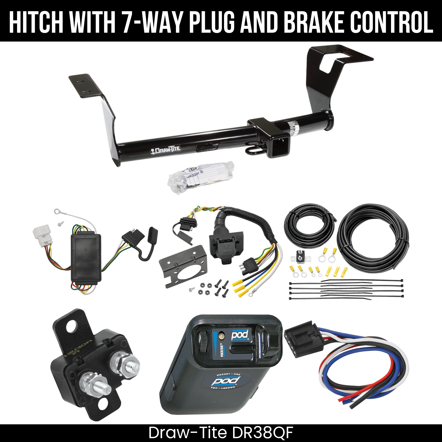 Trailer Hitch , 7-Way , Reese POD Brake Control