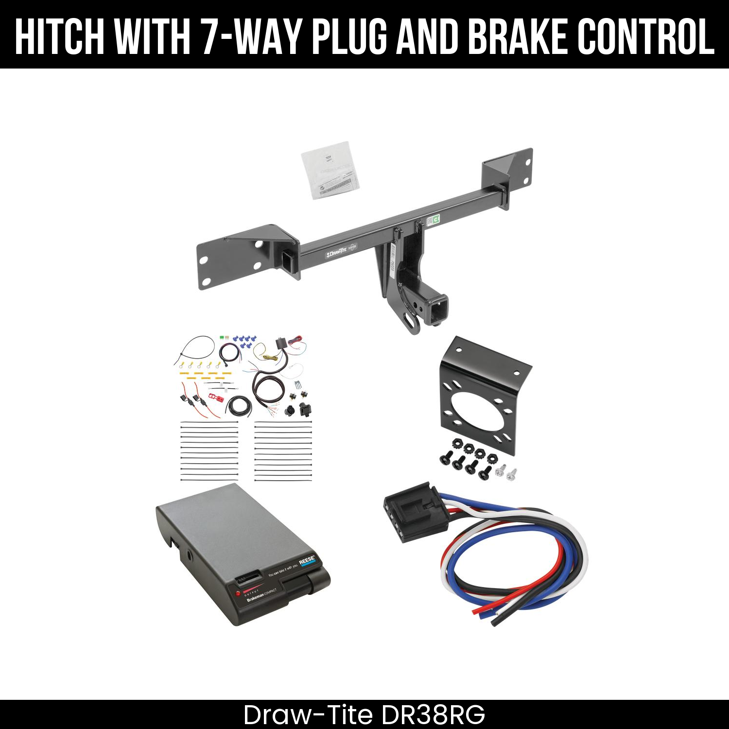 Trailer Hitch , 7-Way , Reese Brakeman Brake Control