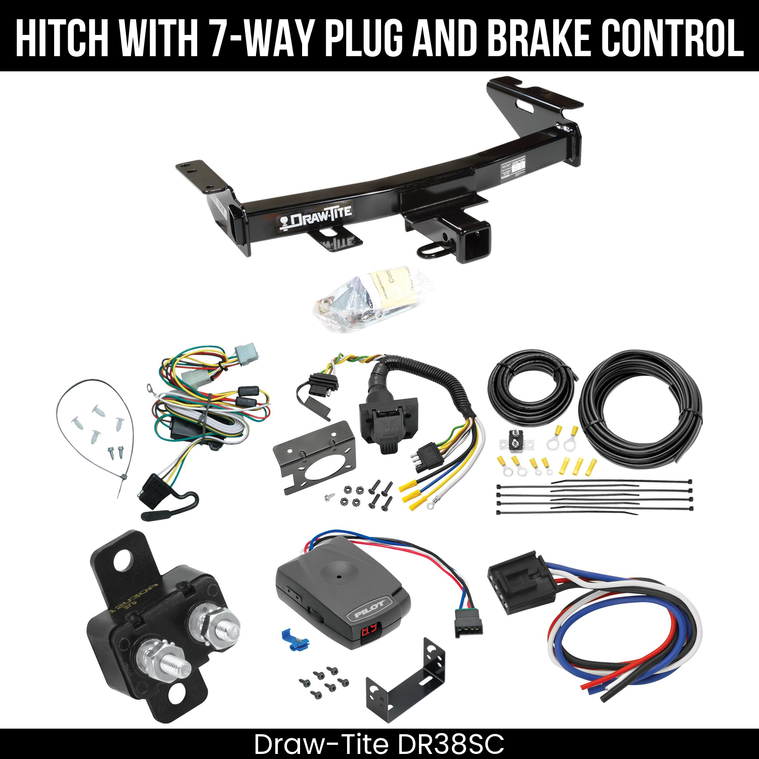 Trailer Hitch , 7-Way , Pro Series Pilot Brake Control