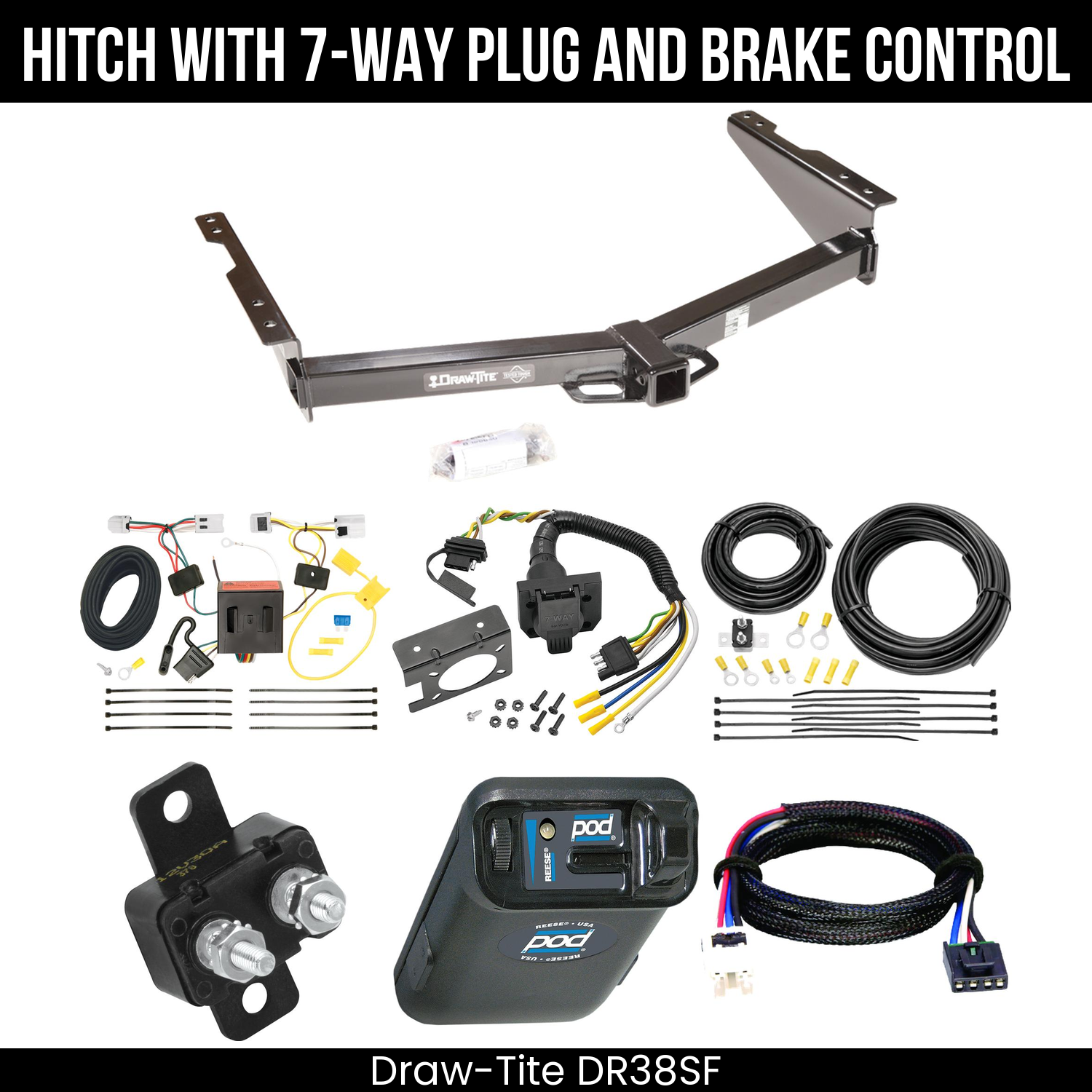 Trailer Hitch , 7-Way , Reese POD Brake Control