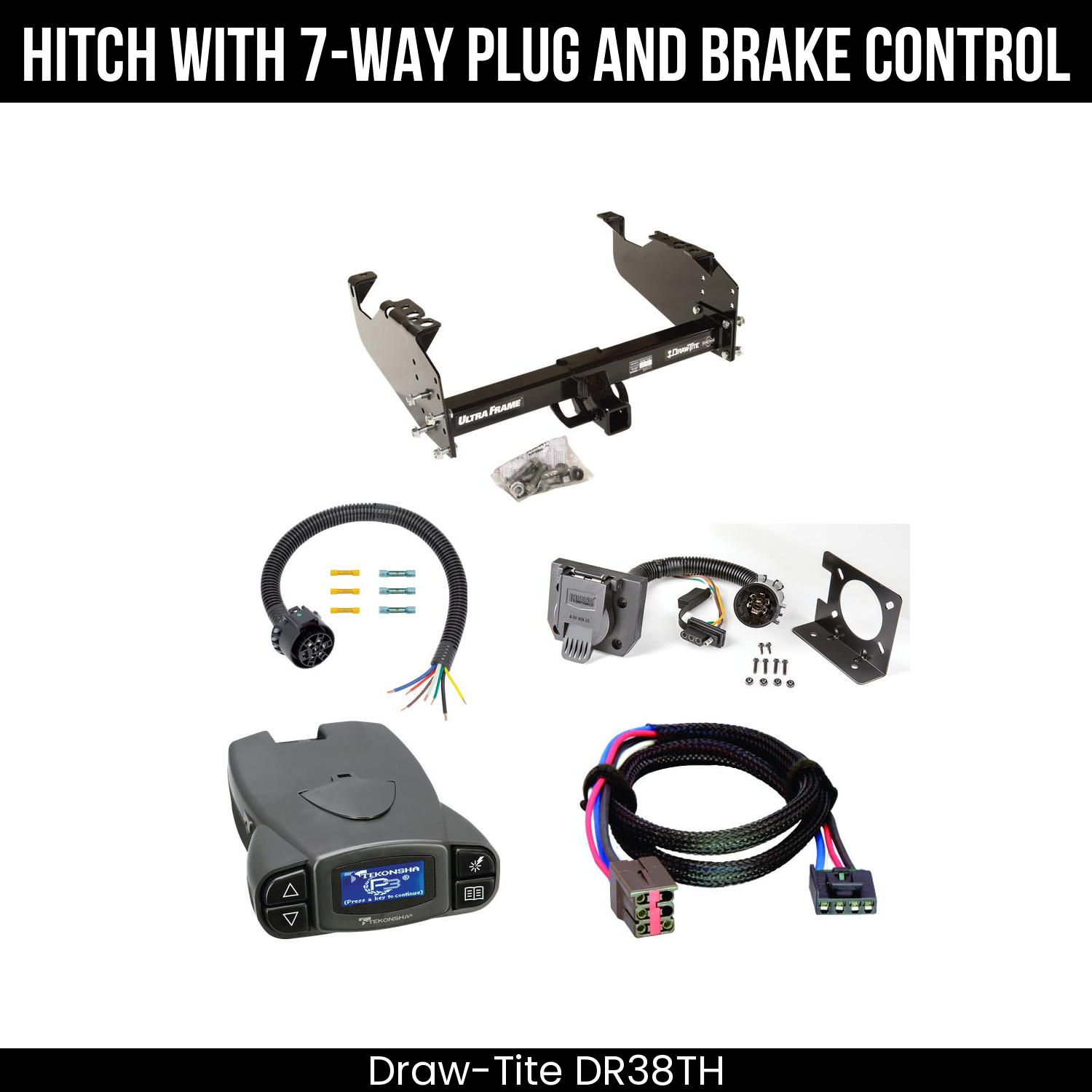 Trailer Hitch , 7-Way , Tekonsha Prodigy P3 Brake Control