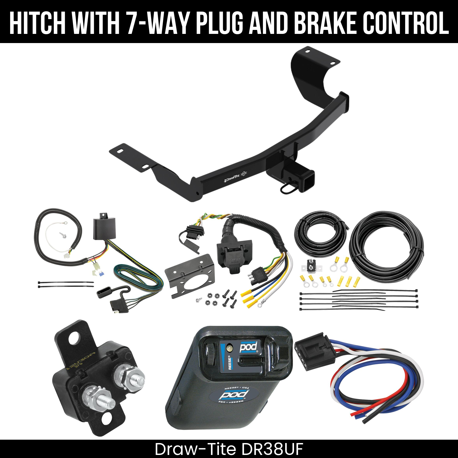 Trailer Hitch , 7-Way , Reese POD Brake Control