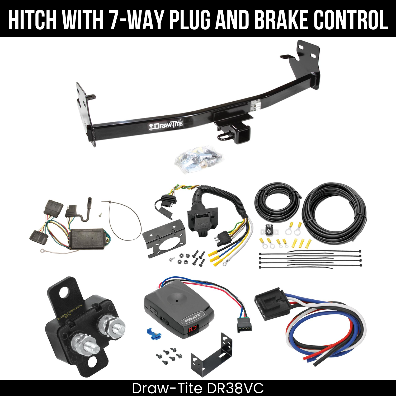 Trailer Hitch , 7-Way , Pro Series Pilot Brake Control