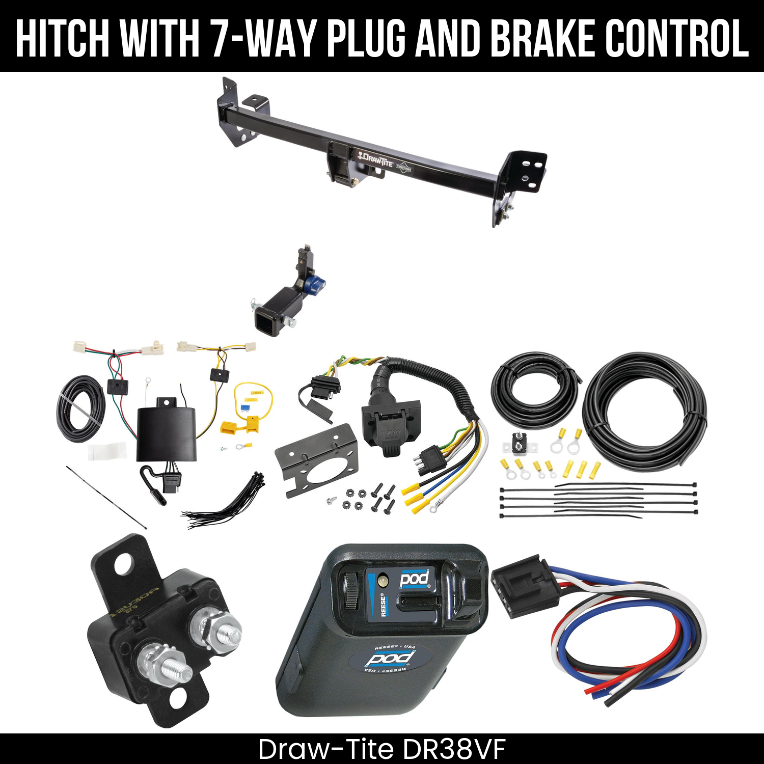 Trailer Hitch , 7-Way , Reese POD Brake Control
