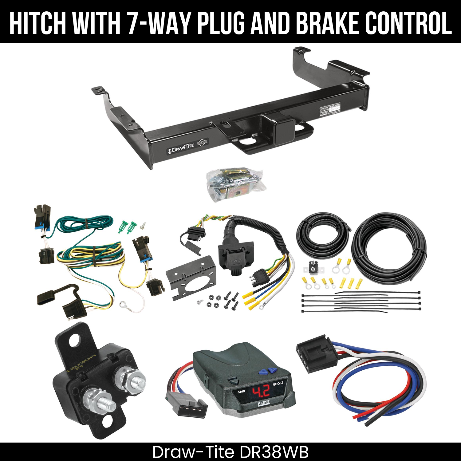Trailer Hitch , 7-Way , Reese Brake EVN Control