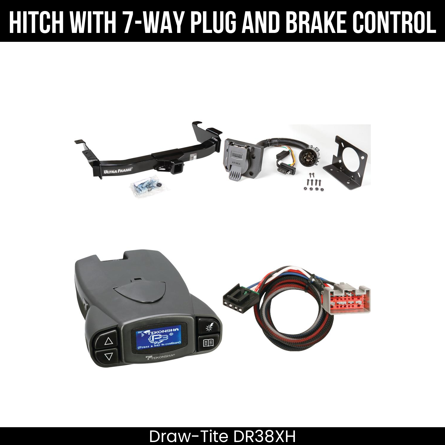 Trailer Hitch , 7-Way , Tekonsha Prodigy P3 Brake Control