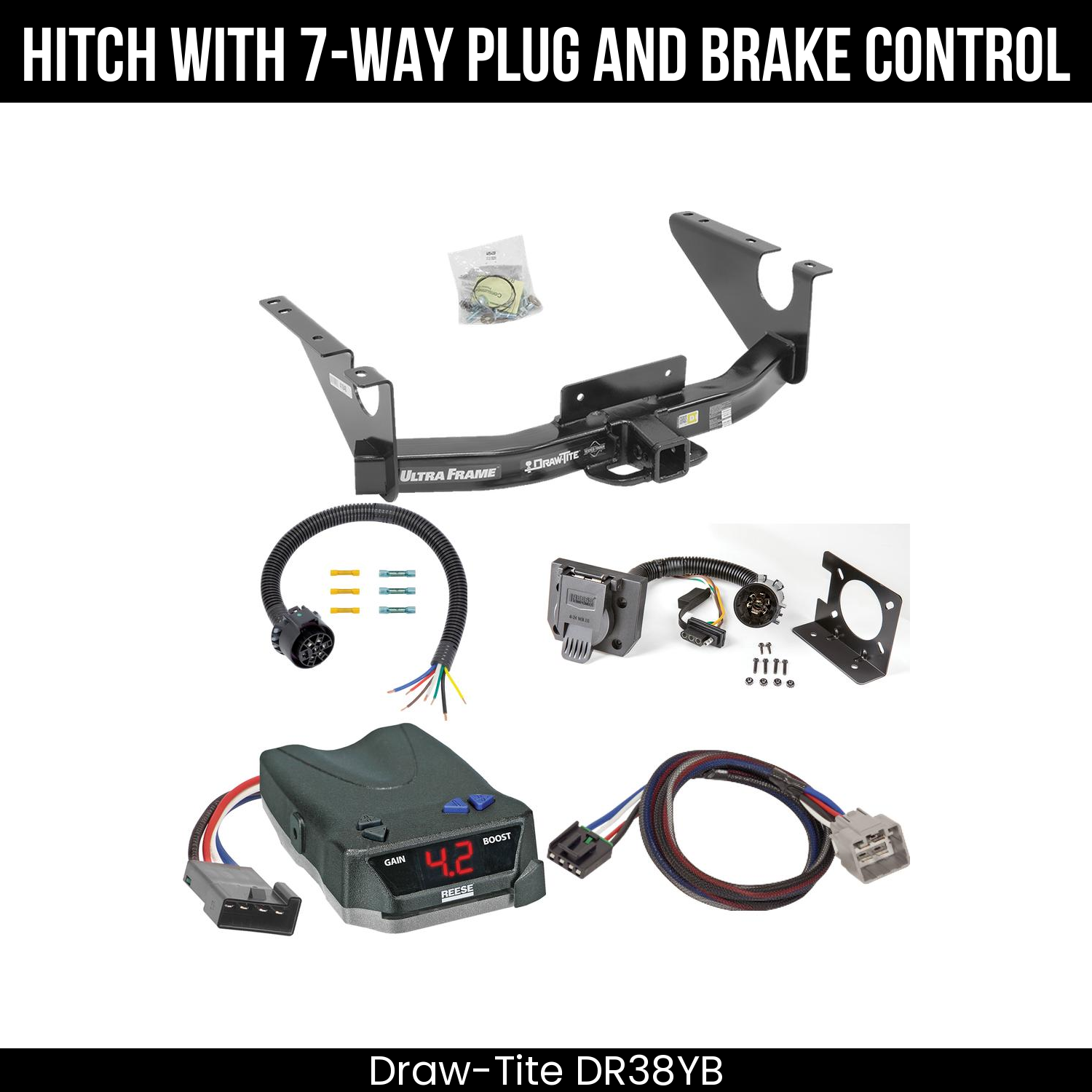 Trailer Hitch , 7-Way , Reese Brake EVN Control