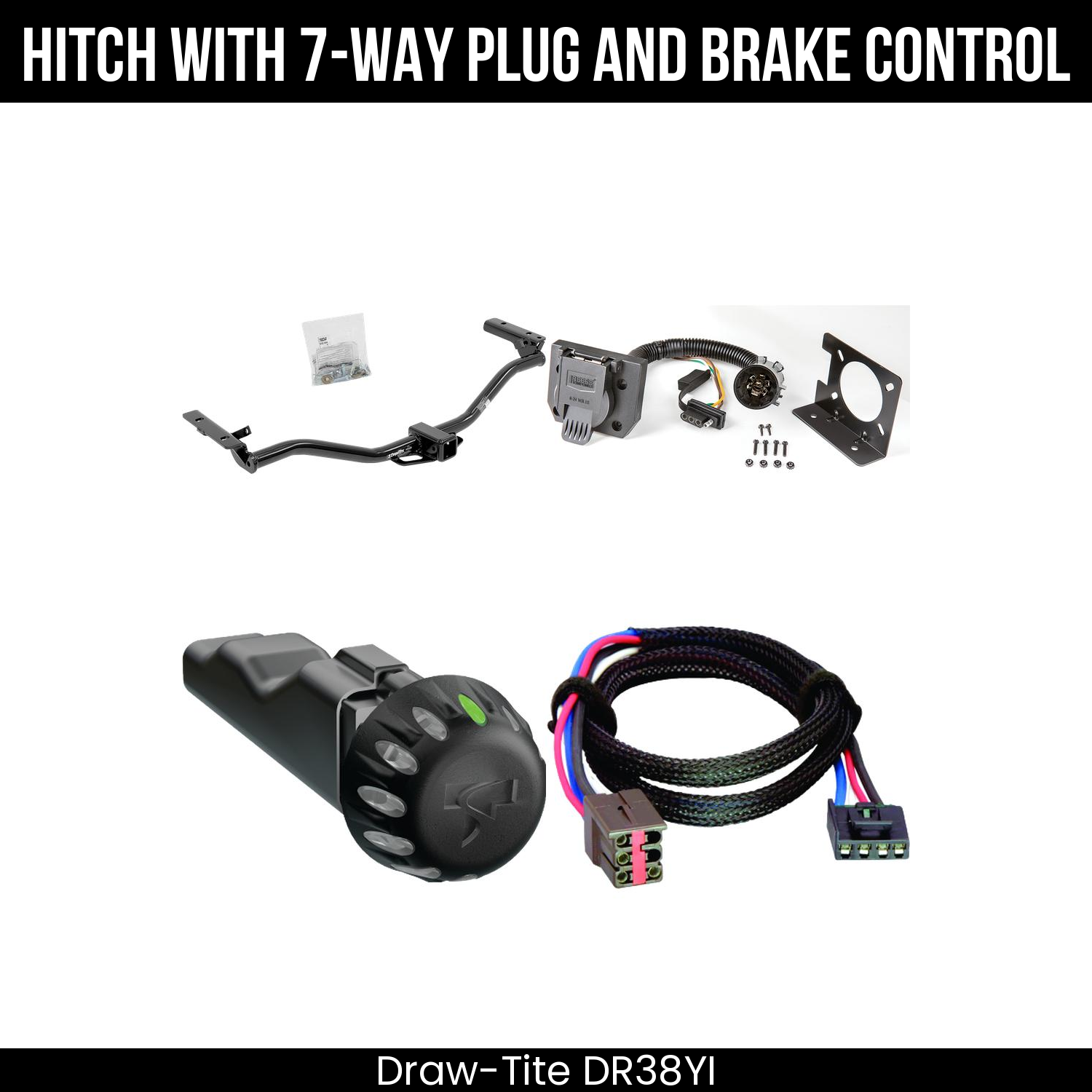 Trailer Hitch , 7-Way , Tekonsha Voyager iD Smart Brake Control
