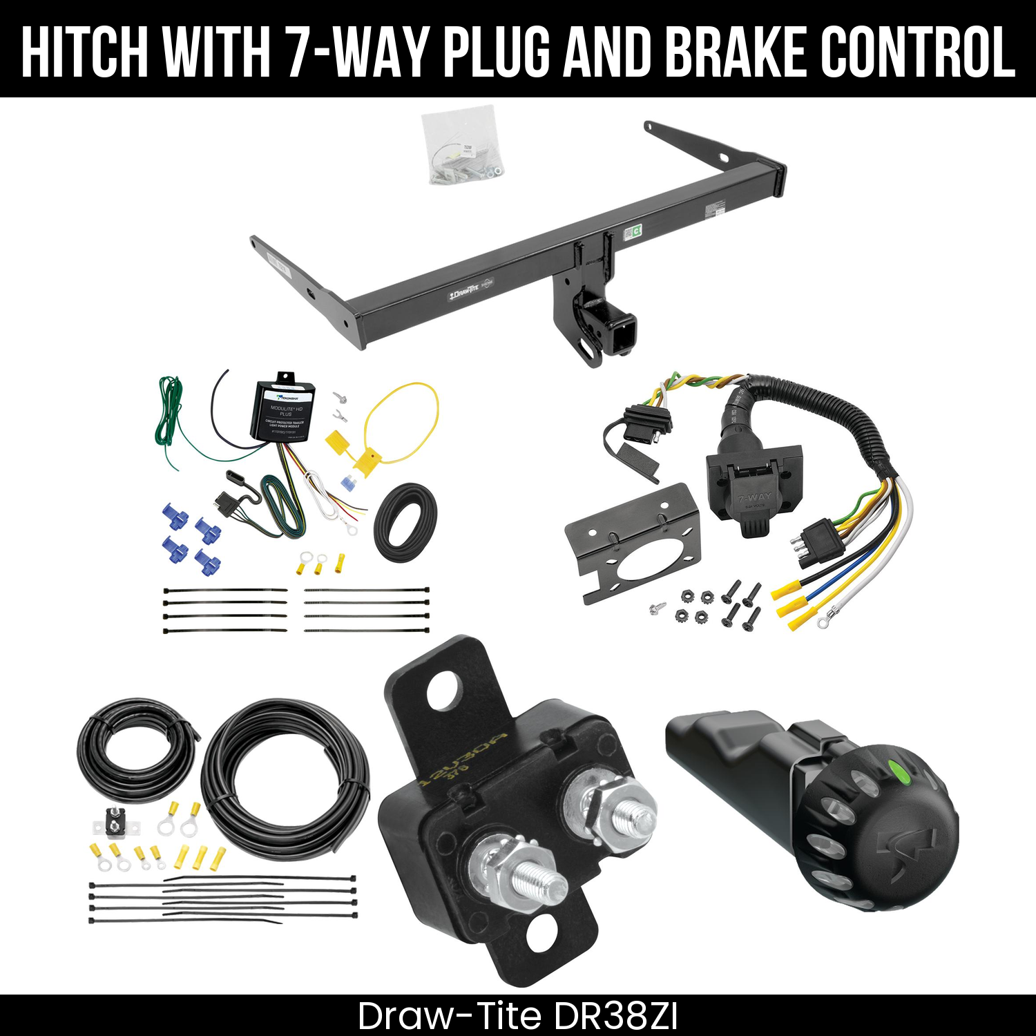 Trailer Hitch , 7-Way , Tekonsha Voyager iD Smart Brake Control