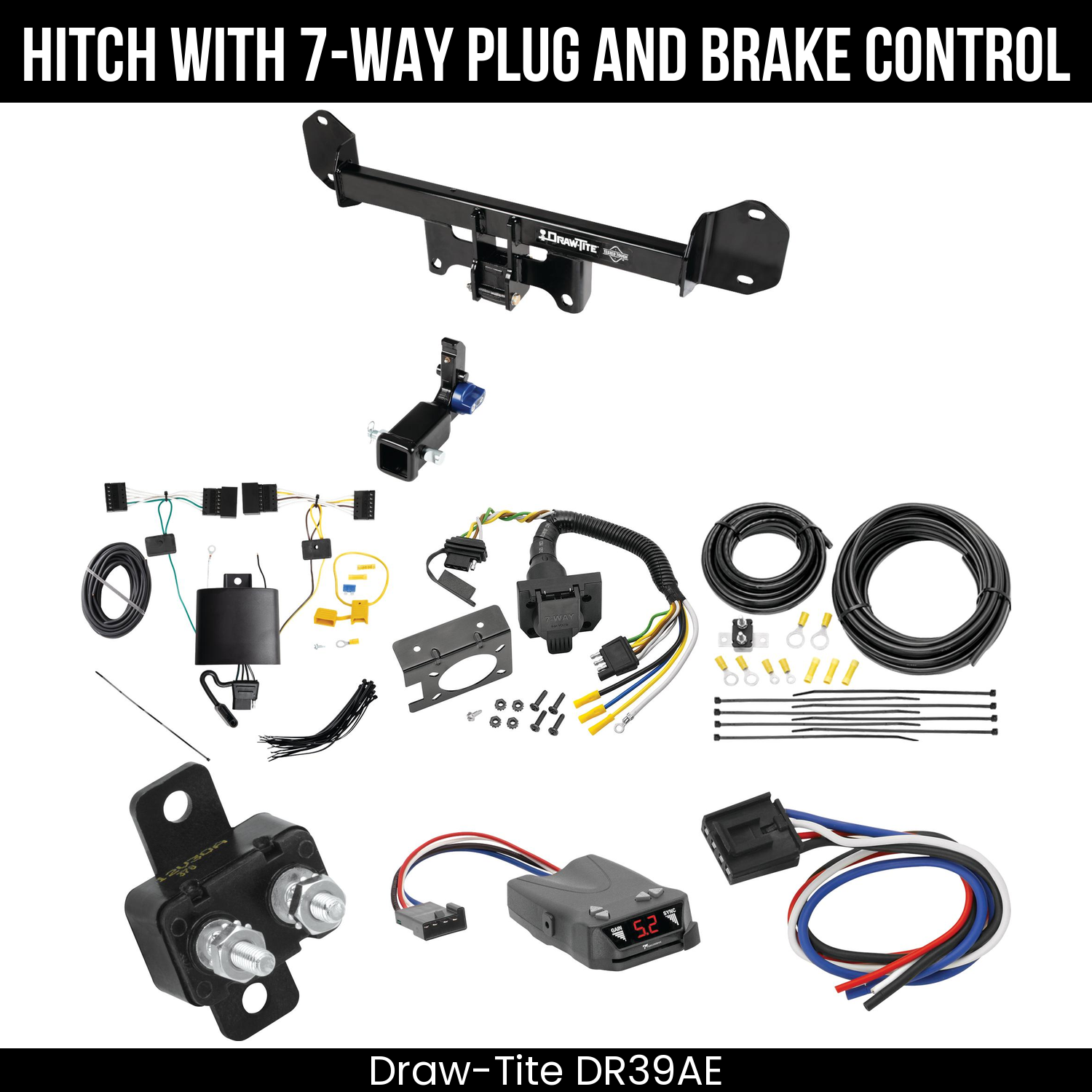 Trailer Hitch , 7-Way , Tekonsha Brakeman IV Brake Control