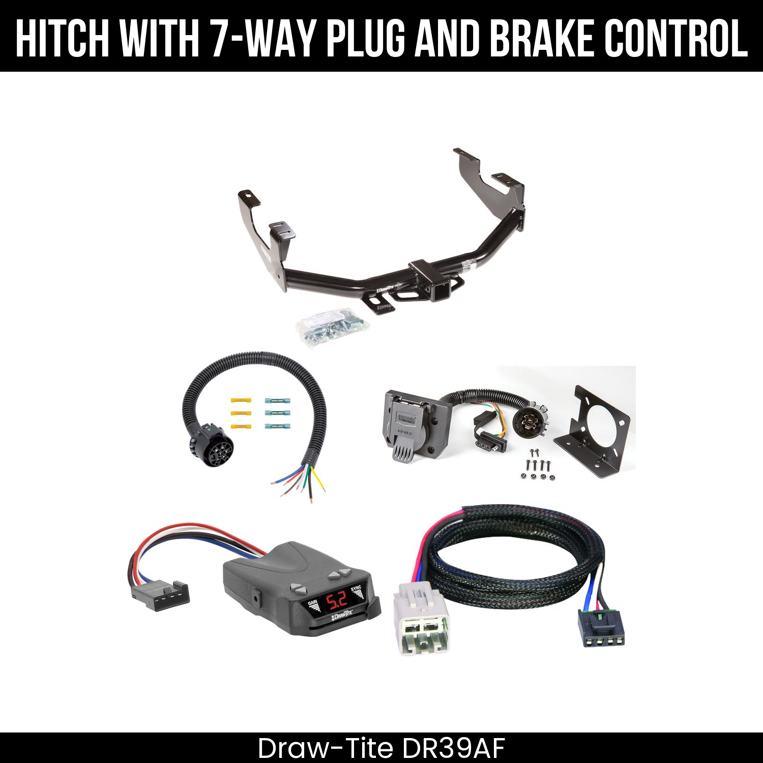 Trailer Hitch , 7-Way , Draw-Tite Activator IV Brake Control