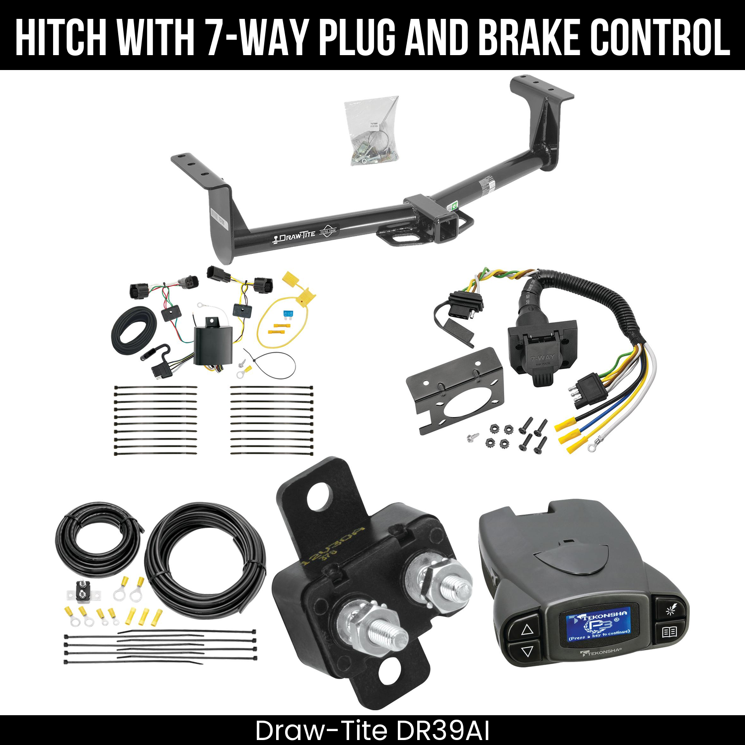 Trailer Hitch , 7-Way , Tekonsha Prodigy P3 Brake Control