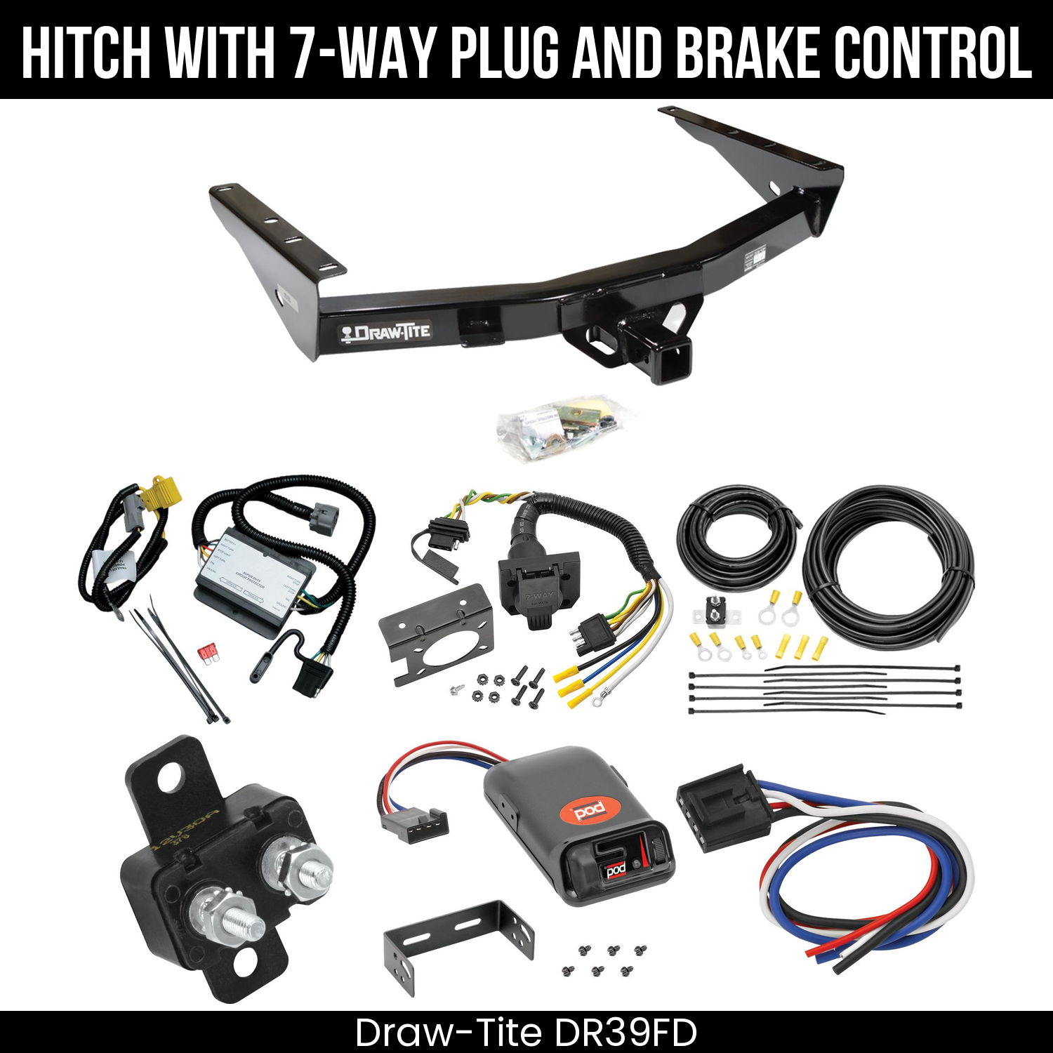 Trailer Hitch , 7-Way , Pro Series POD Brake Control