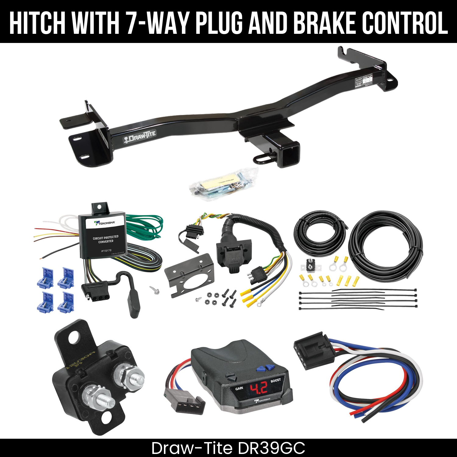 Trailer Hitch , 7-Way , Tekonsha Brake EVN Control