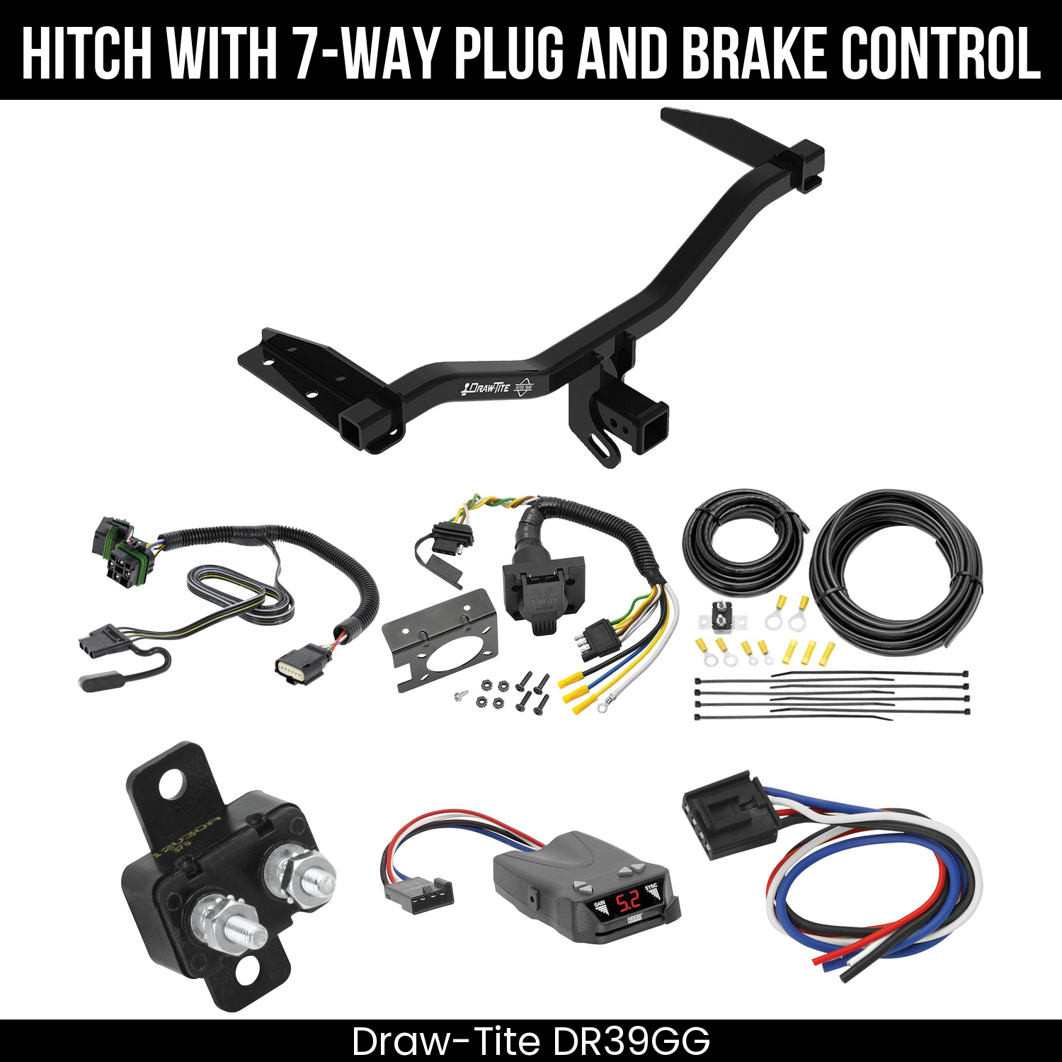 Trailer Hitch , 7-Way , Reese Brakeman IV Brake Control