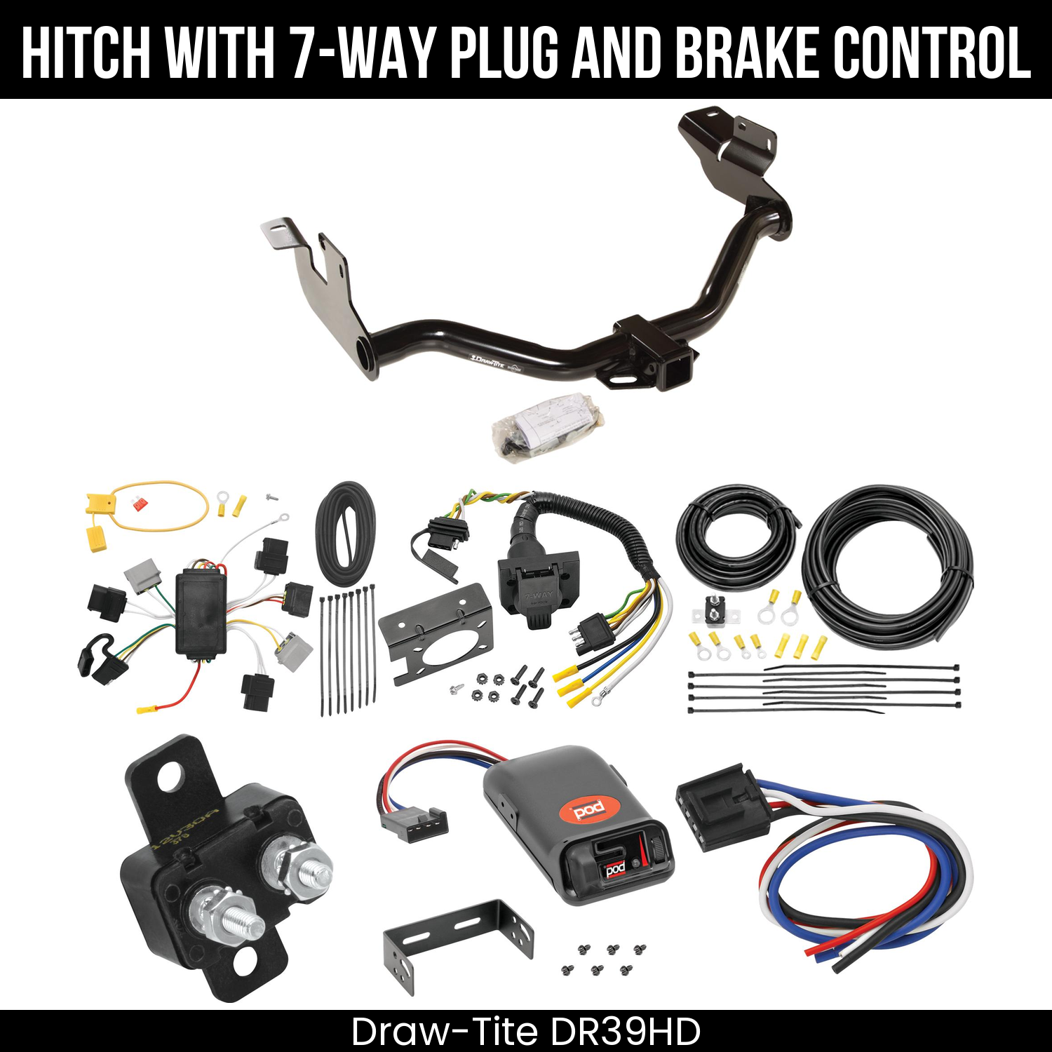 Trailer Hitch , 7-Way , Pro Series POD Brake Control