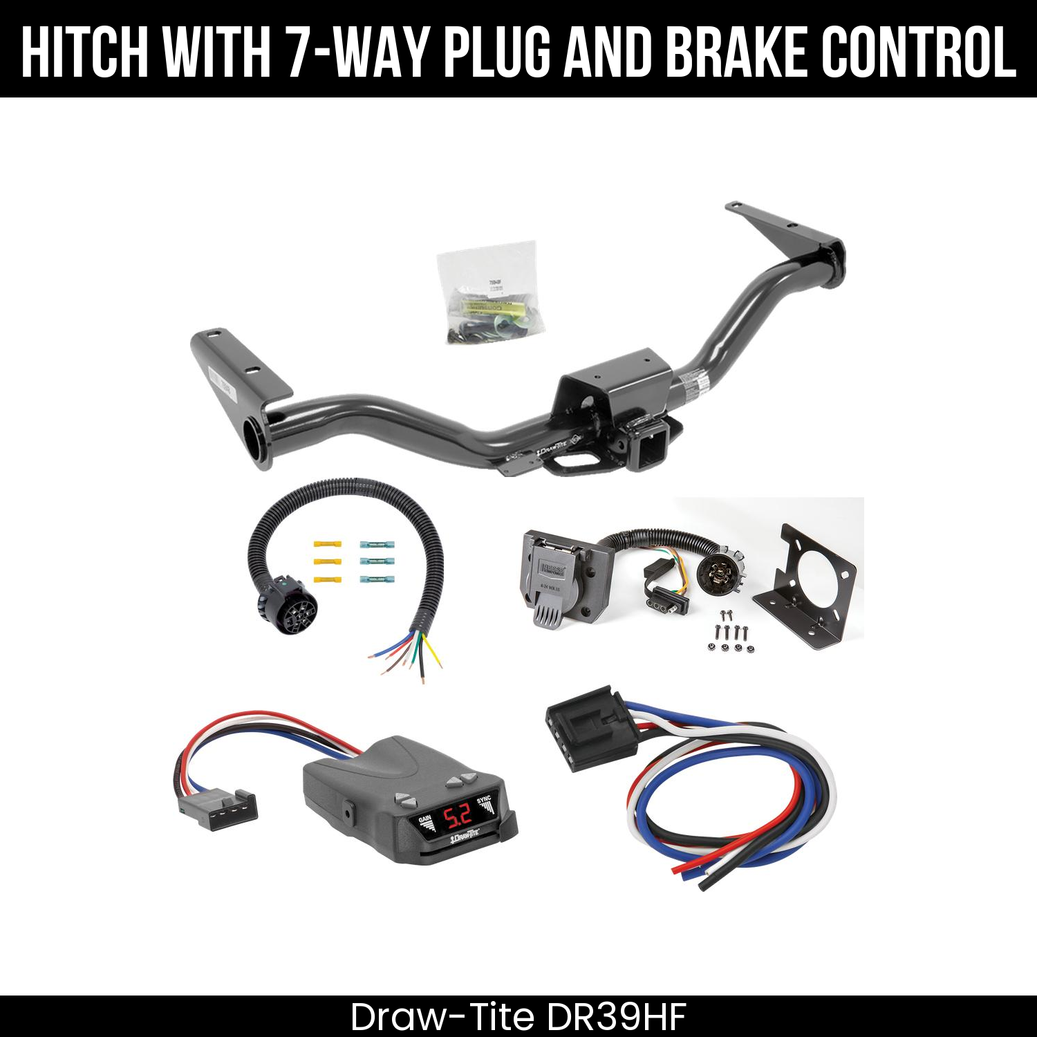 Trailer Hitch , 7-Way , Draw-Tite Activator IV Brake Control